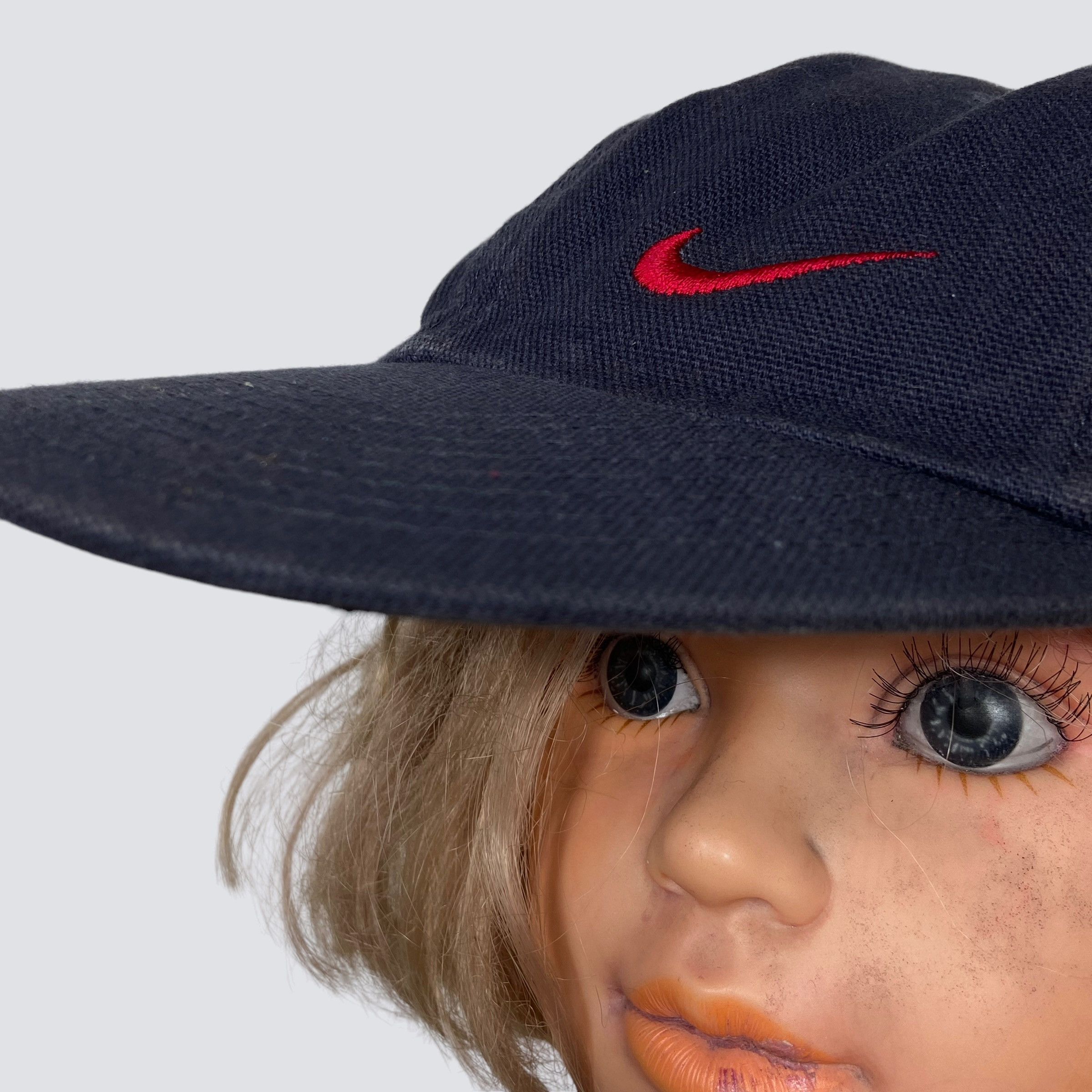 Nike 1990s NIKE DOUBLE SWOOSH RARE CAP - № 4131 Size ONE SIZE - 6 Thumbnail