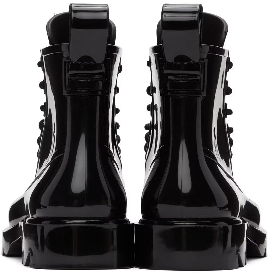 Bottega Veneta o1y0725 Rubber Ankle Boots in Black Size US 8 / IT 38 - 4 Thumbnail