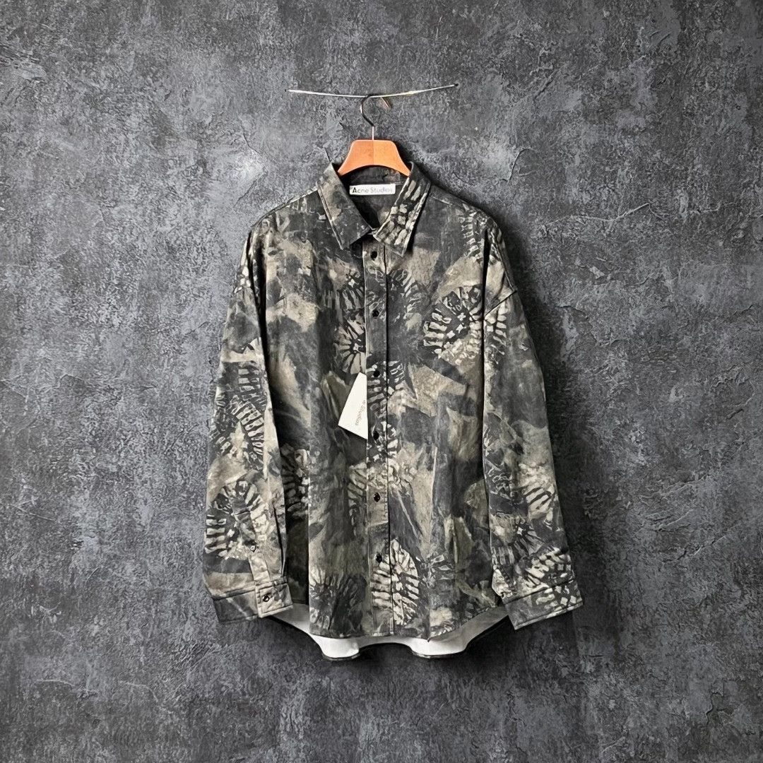 Acne Studios Acne Studios Casual Cotton Green Shirt m Men Size US M / EU 48-50 / 2 - 1 Thumbnail