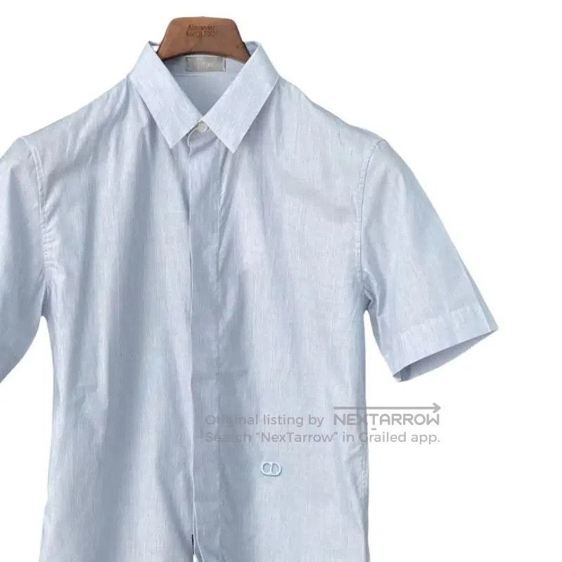 Other Dior Summer White Cotton Short Sleeve Shirt . Size US S / EU 44-46 / 1 - 3 Thumbnail