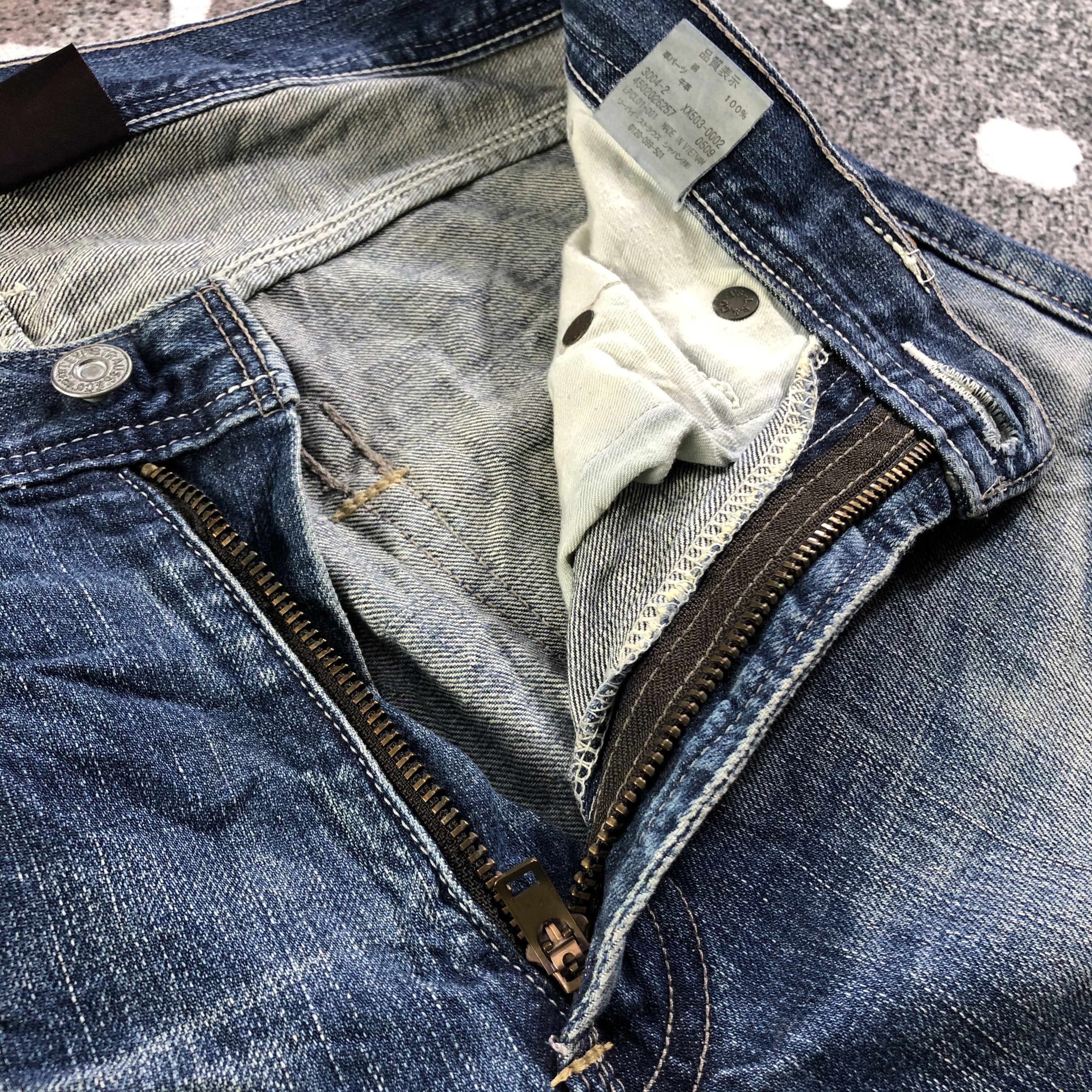 Levi's Vintage Levis 503 Jeans Faded Blue Denim KJ2064 Size US 29 - 7 Thumbnail