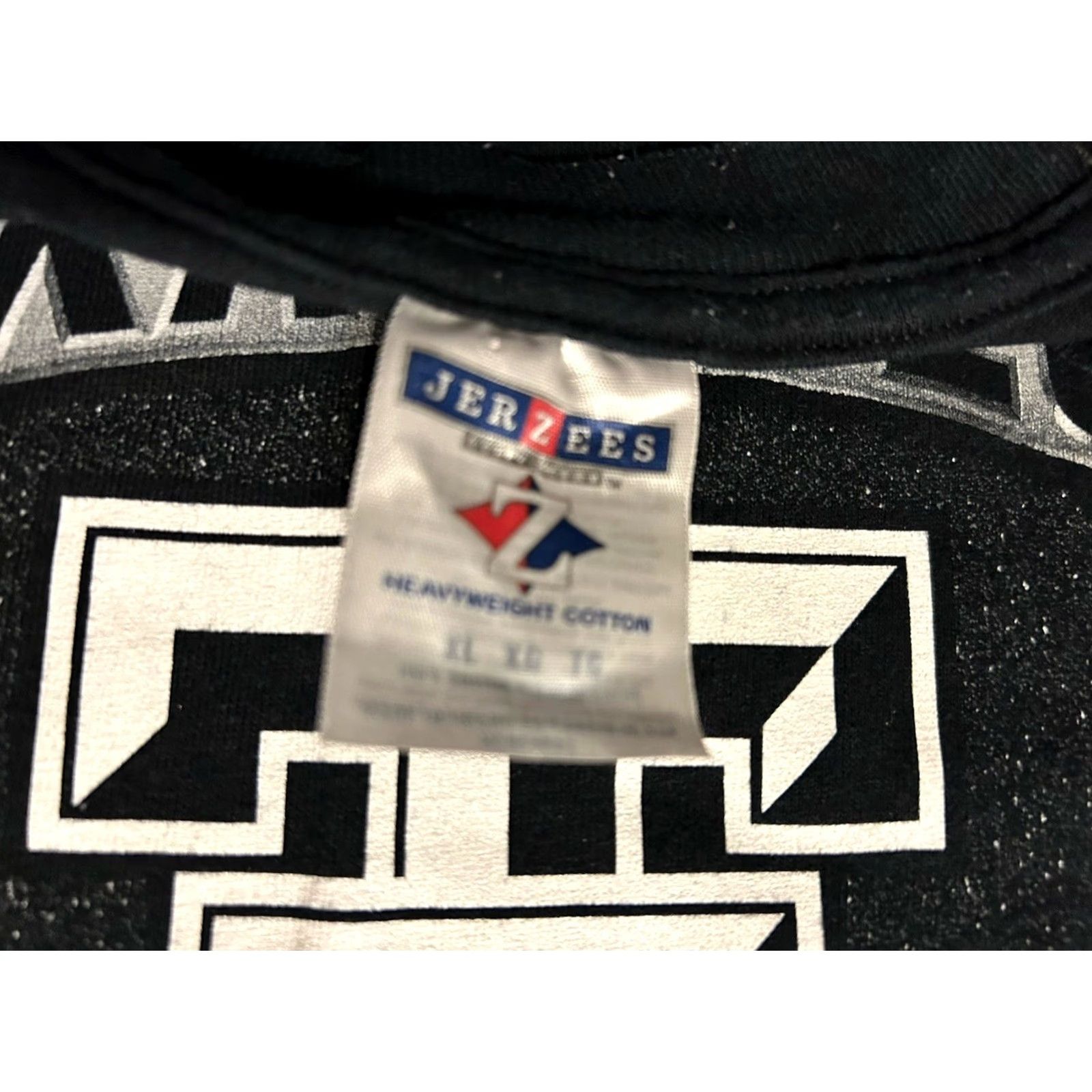 Jerzees VINTAGE? No — Texas Tech Red Raiders Shirt Men XL Black Short Sleeve Graphic Crew Neck Jerzees Texas Tech University College 2010s 90s era? Size US XL / EU 56 / 4 - 7 Thumbnail