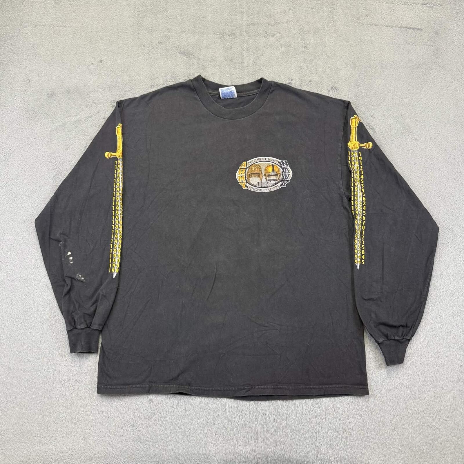 Hanes Hanes Beefy-T Vintage 90s Raiders vs Long Sleeve Shirt Size US XL / EU 56 / 4 - 1 Thumbnail