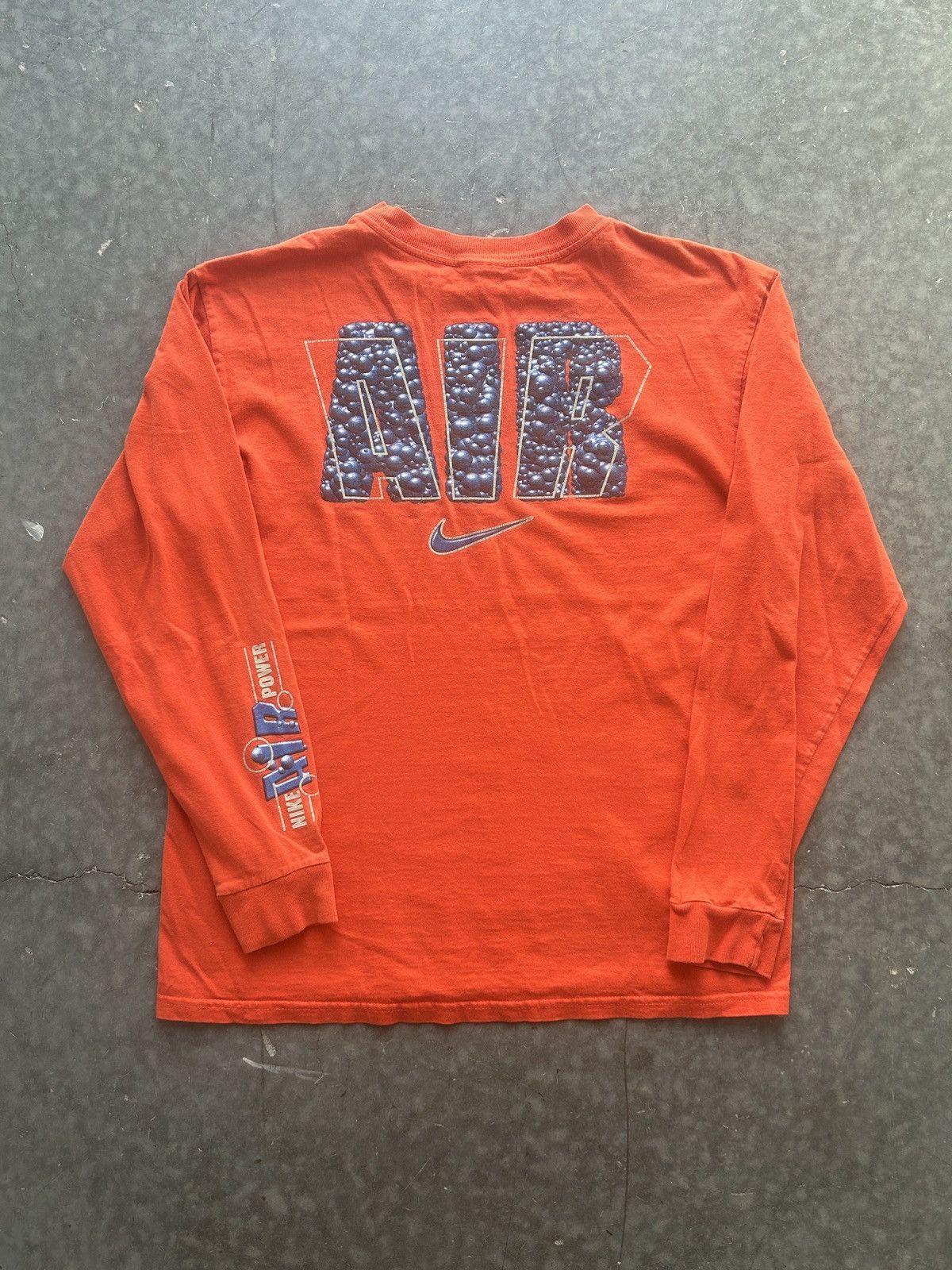 Nike × Vintage Vintage Y2K Nike Air Power Long Sleeve Size US M / EU 48-50 / 2 - 1 Thumbnail