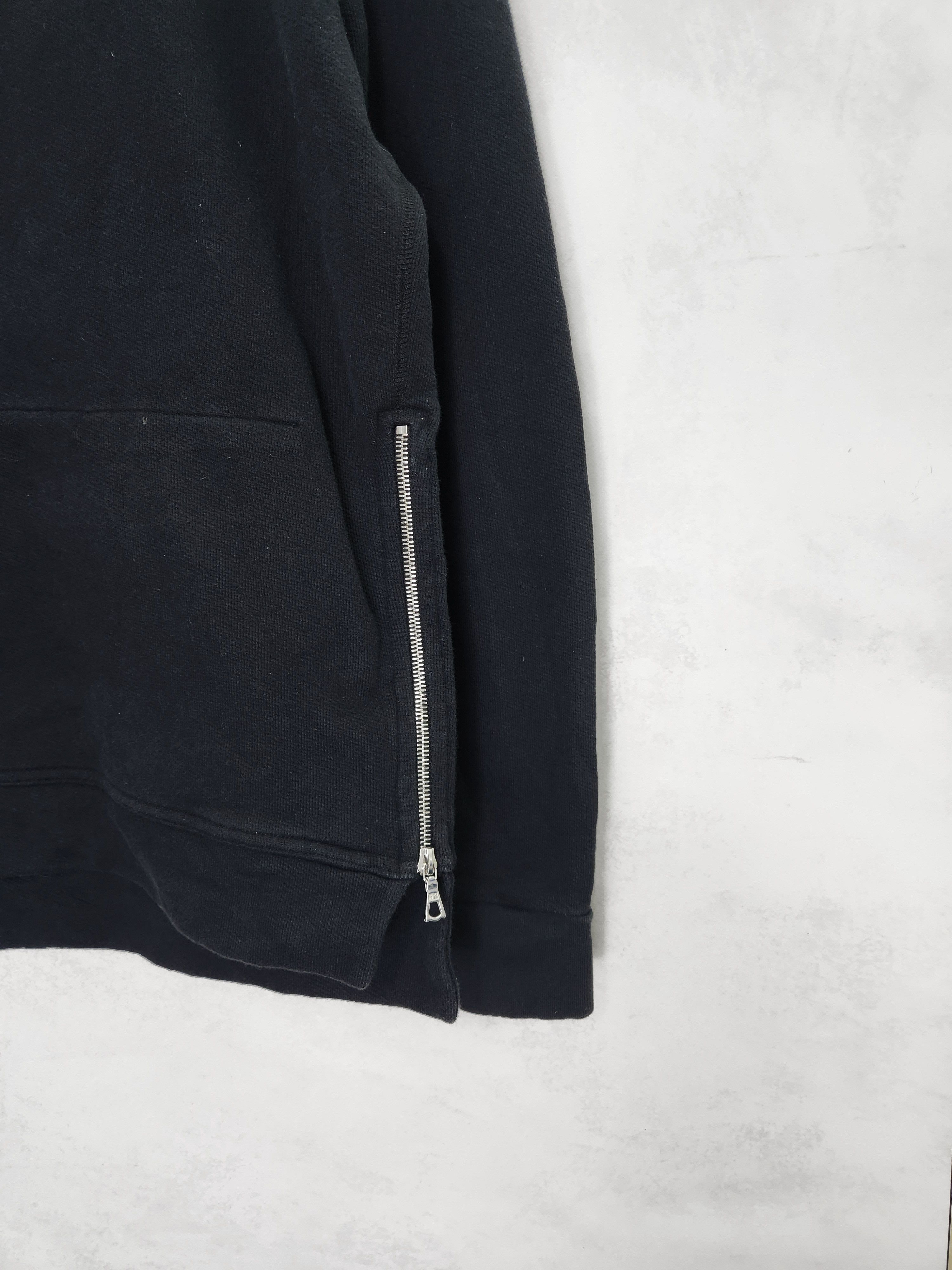 John Elliott John Elliott Villain Hoodie Mens Black Side Zip Hooded Size US L / EU 52-54 / 3 - 2 Thumbnail