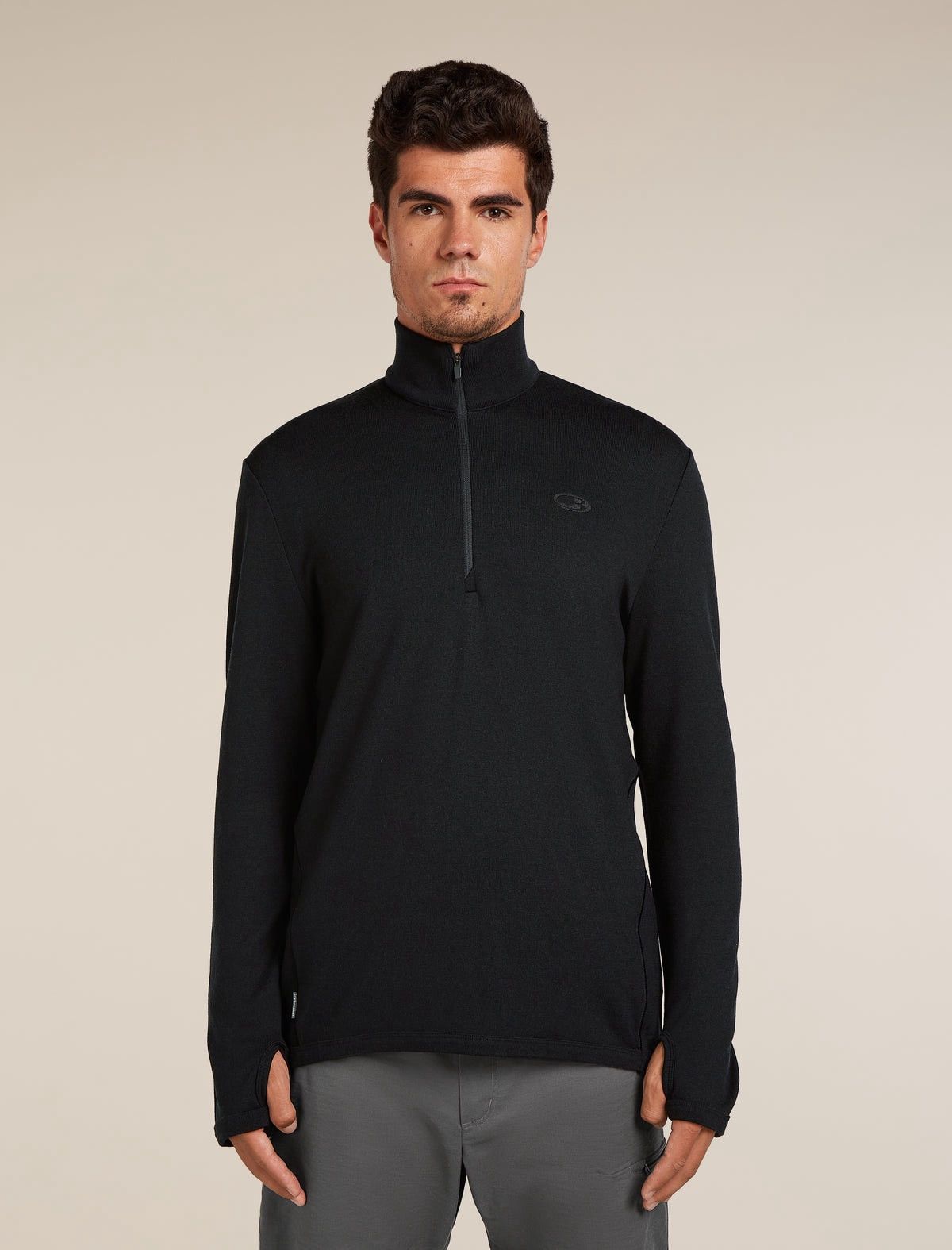 Icebreaker 🇳🇿 Icebreaker Merino 300 Original Half Zip Top Wool Pullover Size US XL / EU 56 / 4 - 3 Thumbnail