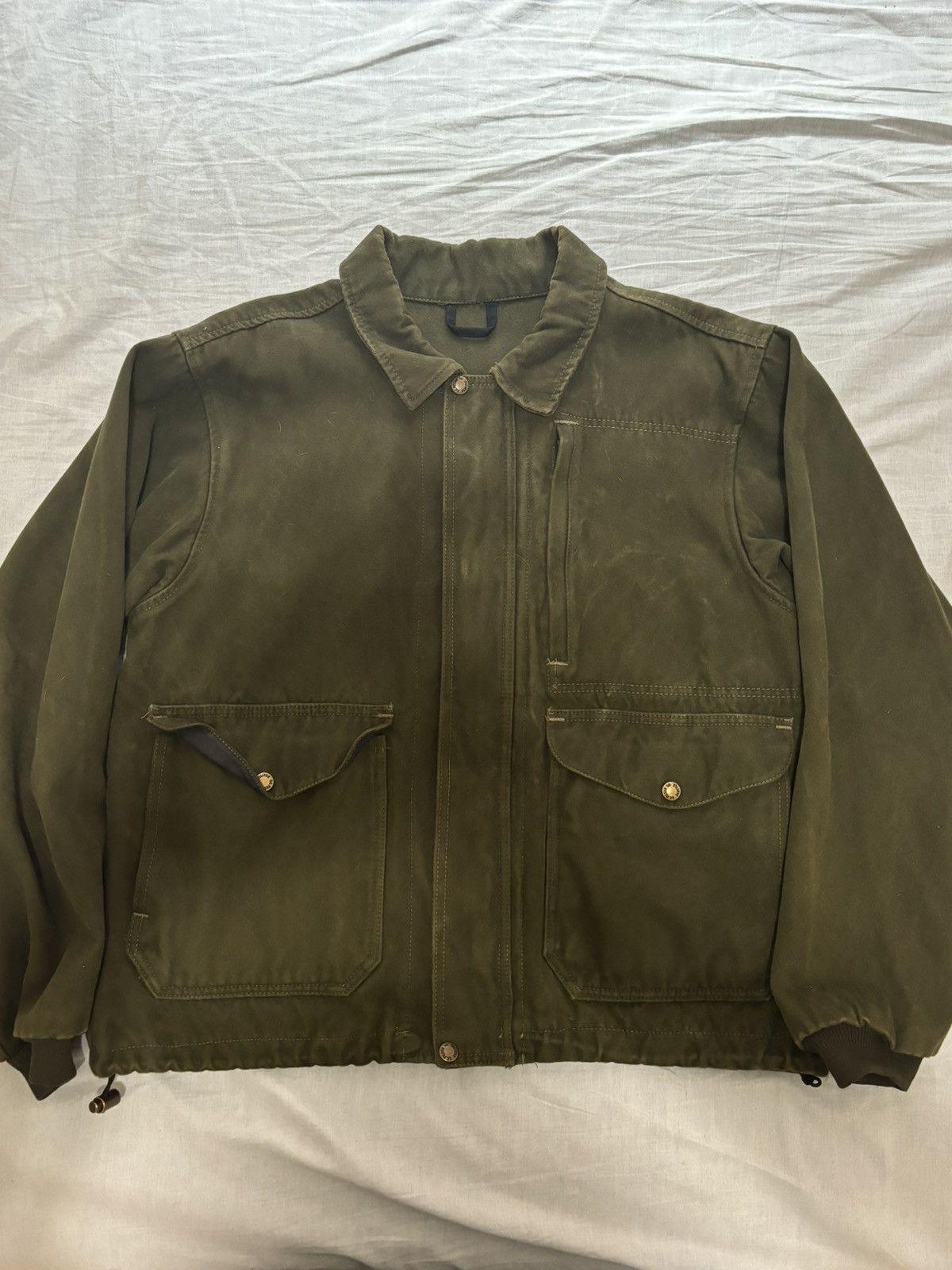 Filson × Vintage Vintage Filson moleskin bomber jacket | Grailed