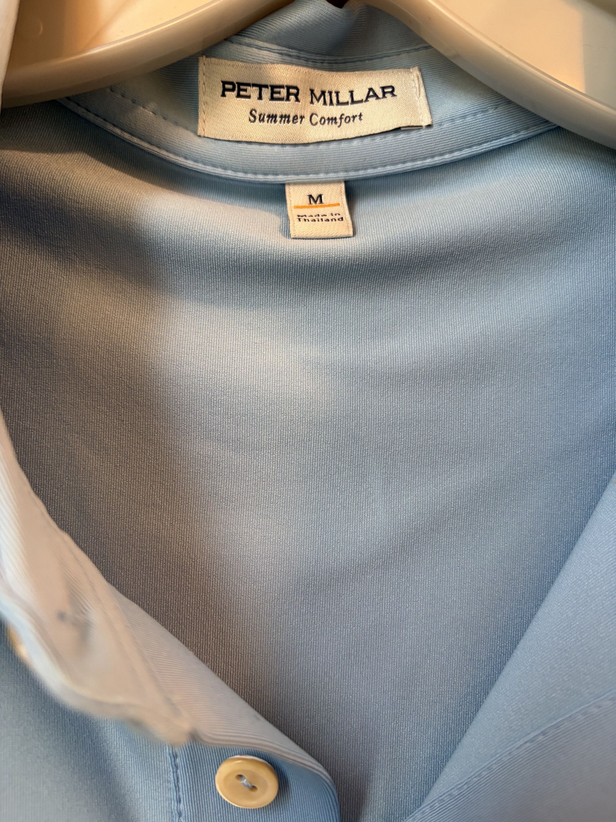Peter Millar Peter Millar Shirt Men’s Medium Bluet Polo Golf Size US M / EU 48-50 / 2 - 5 Thumbnail
