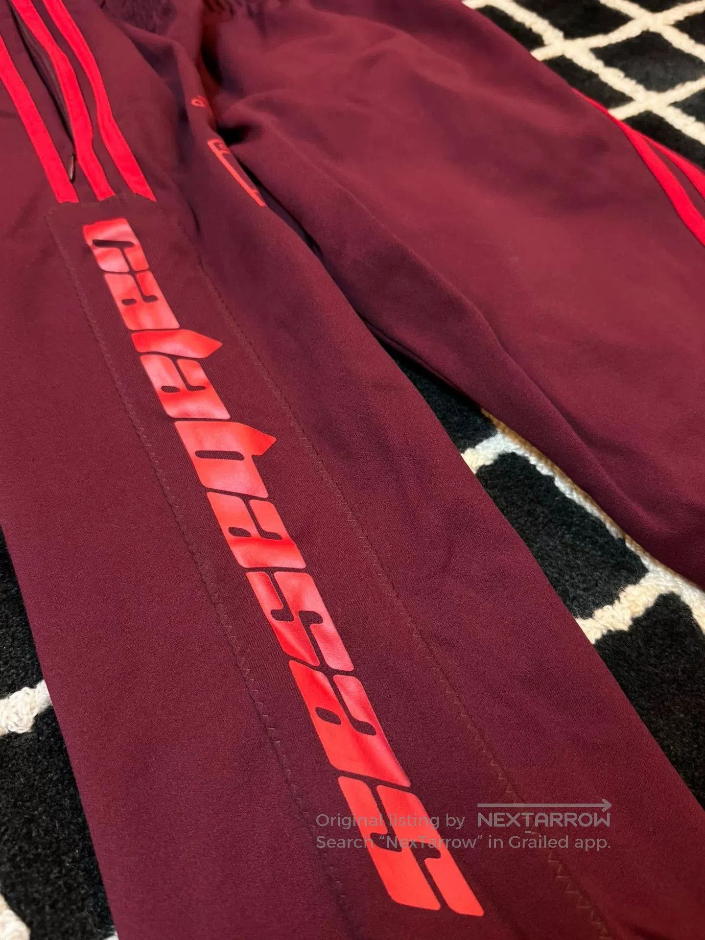 Yeezy Yeezy Calabasas Track Pants Maroon. Size US 26 / EU 42 - 6 Thumbnail