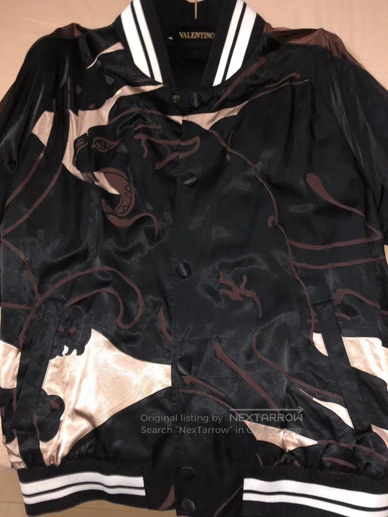 Valentino Valentino Black Panther baseball jacket Size M / US 6-8 / IT 42-44 - 1 Thumbnail