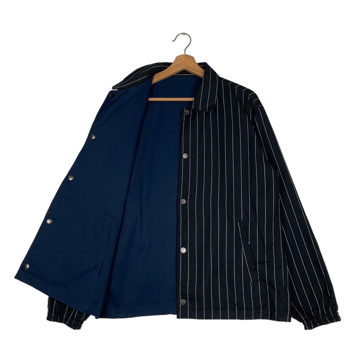 Takeo Kikuchi TAKEO KIKUCHI Hickory Stripe Reversible Jacket #0881-C39 Size US M / EU 48-50 / 2 - 9 Thumbnail