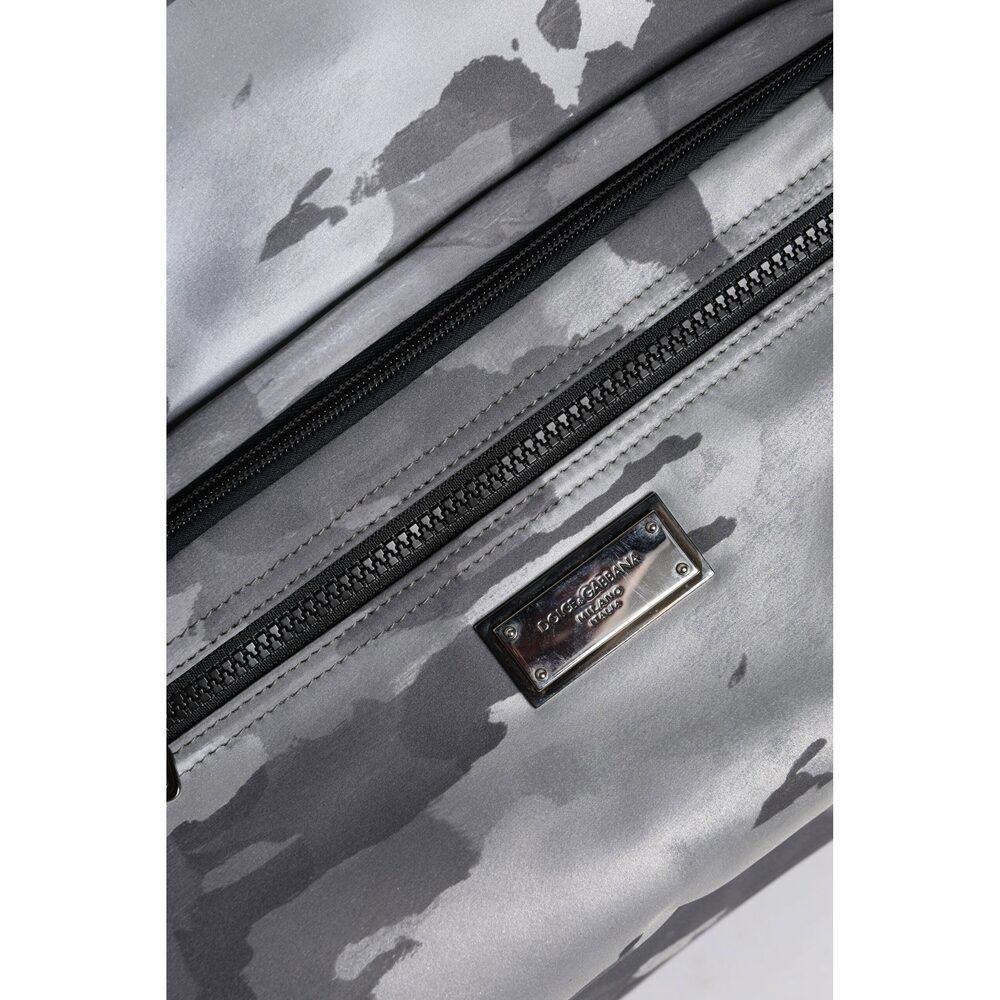 Dolce & Gabbana Dolce & Gabbana Black Camouflage Shoulder Strap Logo Plaque Size ONE SIZE - 7 Thumbnail