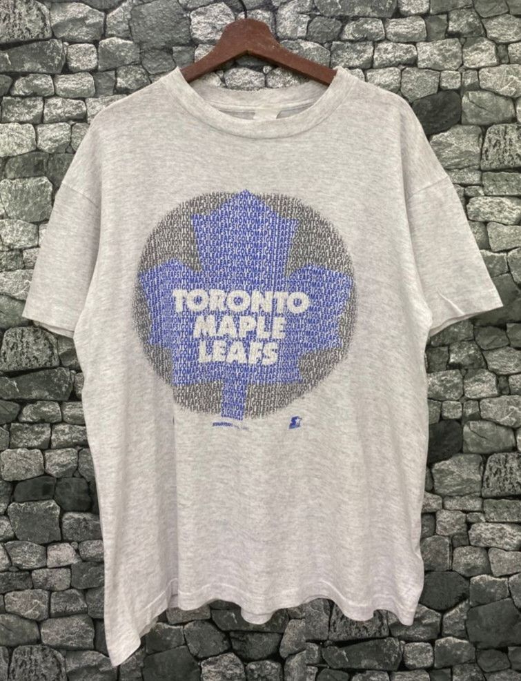Starter Vintage Starter NHL Toronto Maple Leafs Distressed Tshirt Size US L / EU 52-54 / 3 - 1 Thumbnail