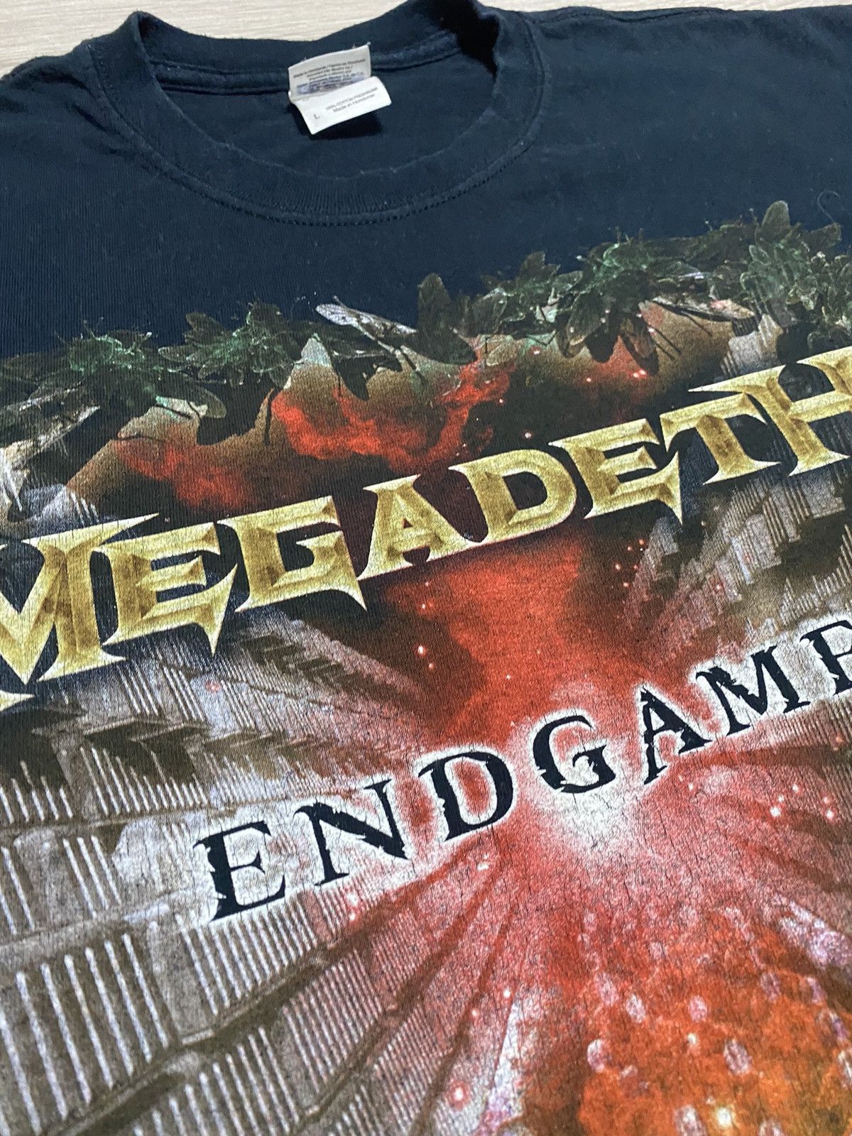 Band Tees Vintage MEGADEATH END GAME T-Shirt Size L Size US L / EU 52-54 / 3 - 6 Thumbnail