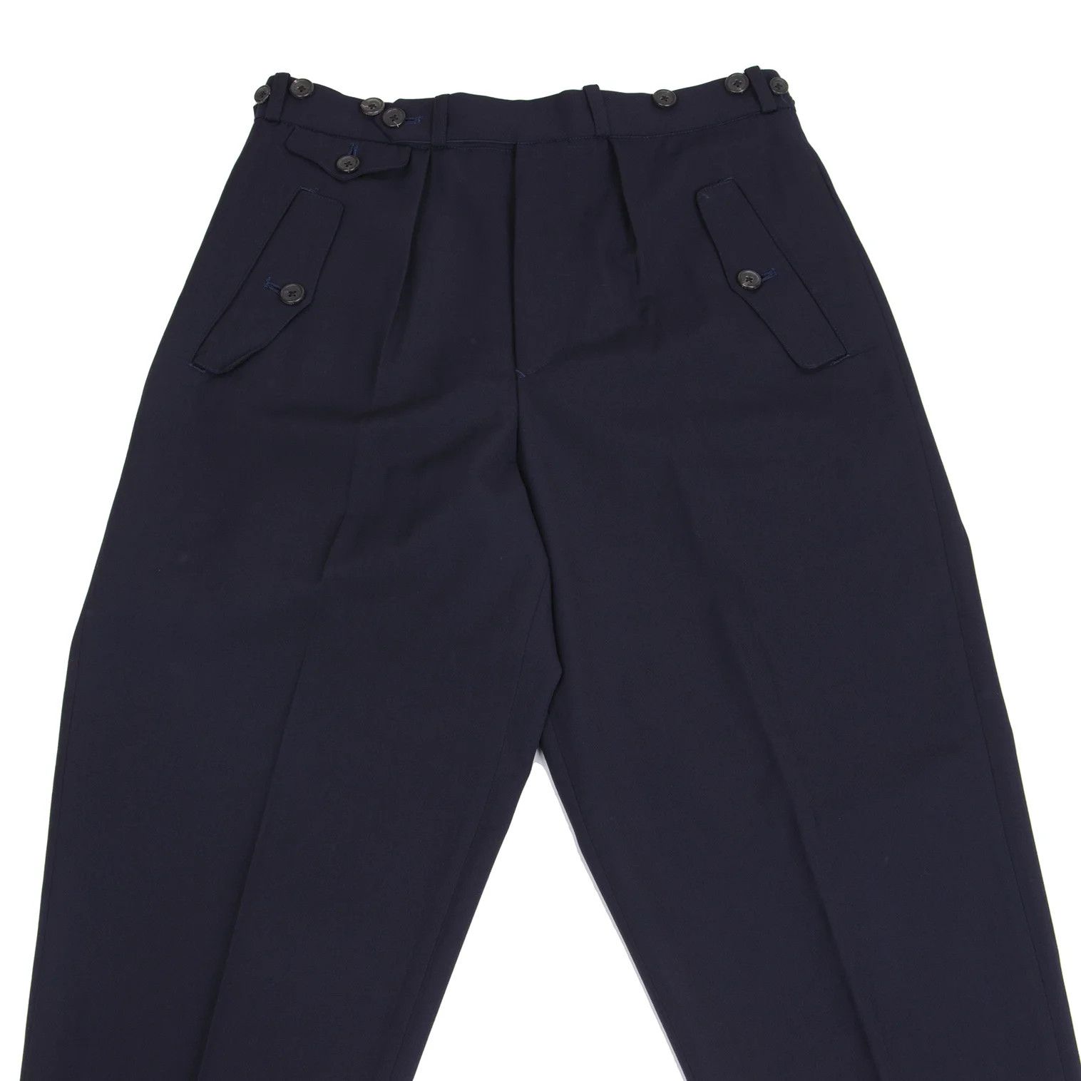 Yohji Yamamoto Yohji Yamamoto Wool Gabardine Ankle Pants Size US 38 / EU 54 - 2 Thumbnail