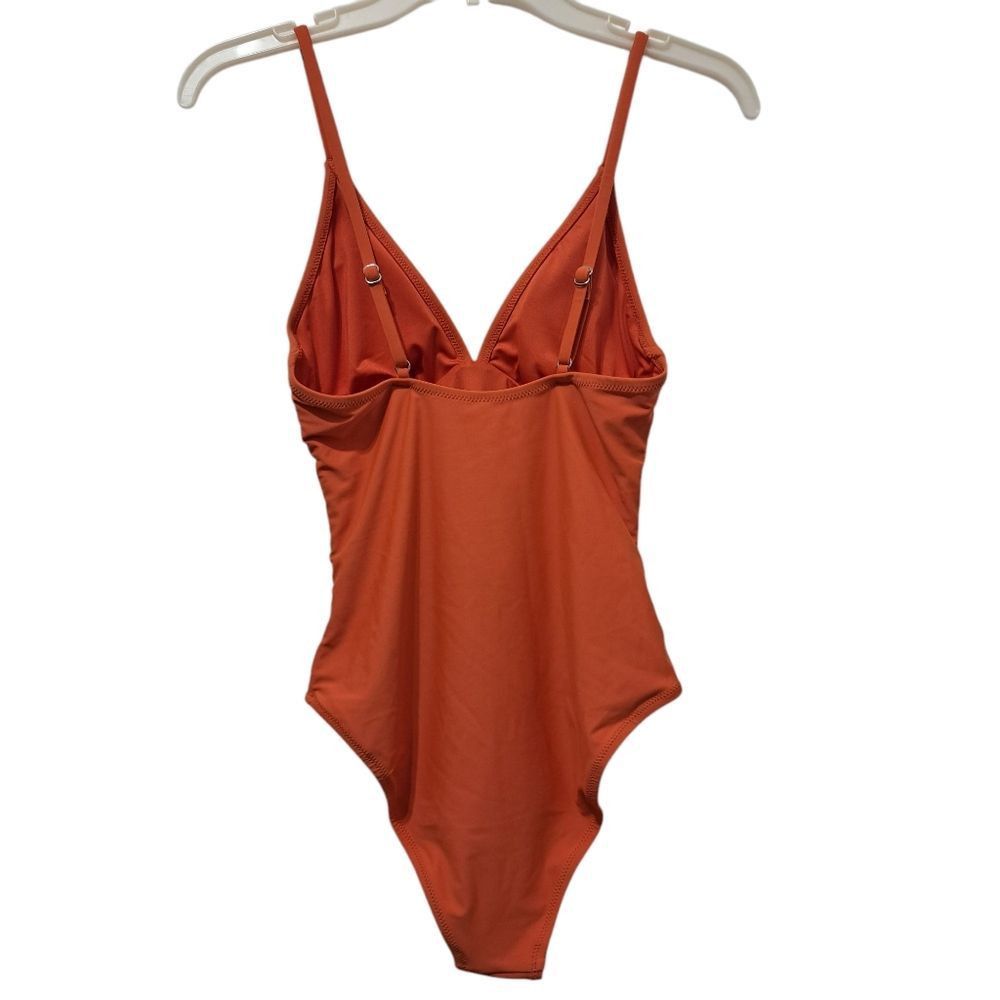 Other CUPSHE Shirring Design V Neck One Piece Swimsuit Low Back Ba Size S / US 4 / IT 40 - 3 Thumbnail