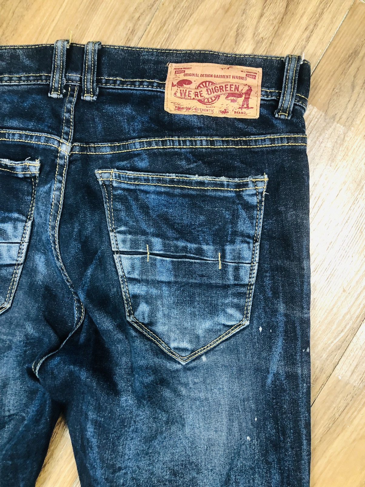 If Six Was Nine DIGREEN Authentic Premium Slim Fit Jeans (40) Size 33" - 15 Thumbnail