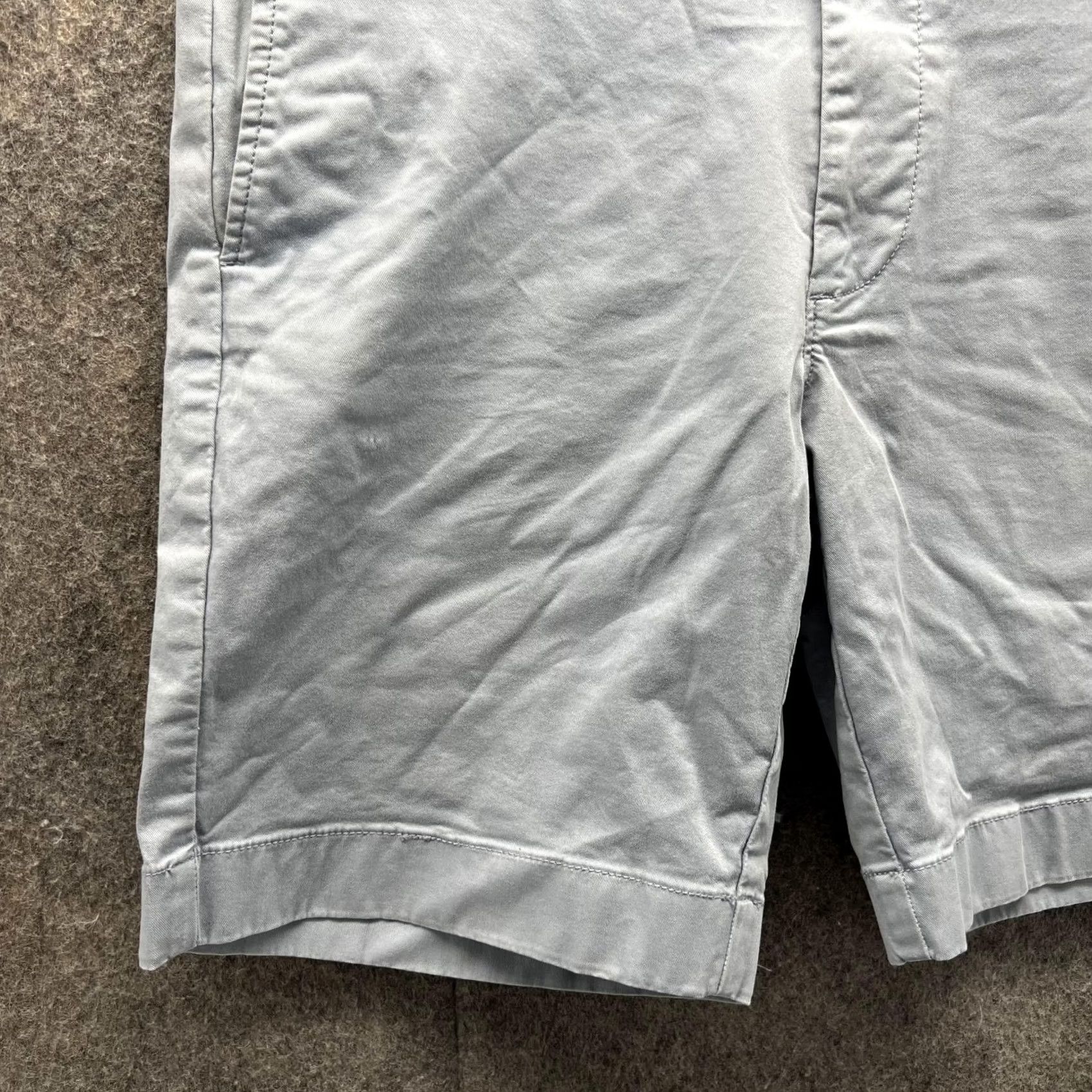 J.Crew J.CREW Shorts Men 32 Flat Front Cotton Chino Casual Blue Nylon? Size US 32 / EU 48 - 5 Thumbnail
