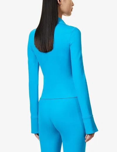 Off-White o1y1225 Solid Color Shirt in Azure Size S / US 4 / IT 40 - 4 Thumbnail