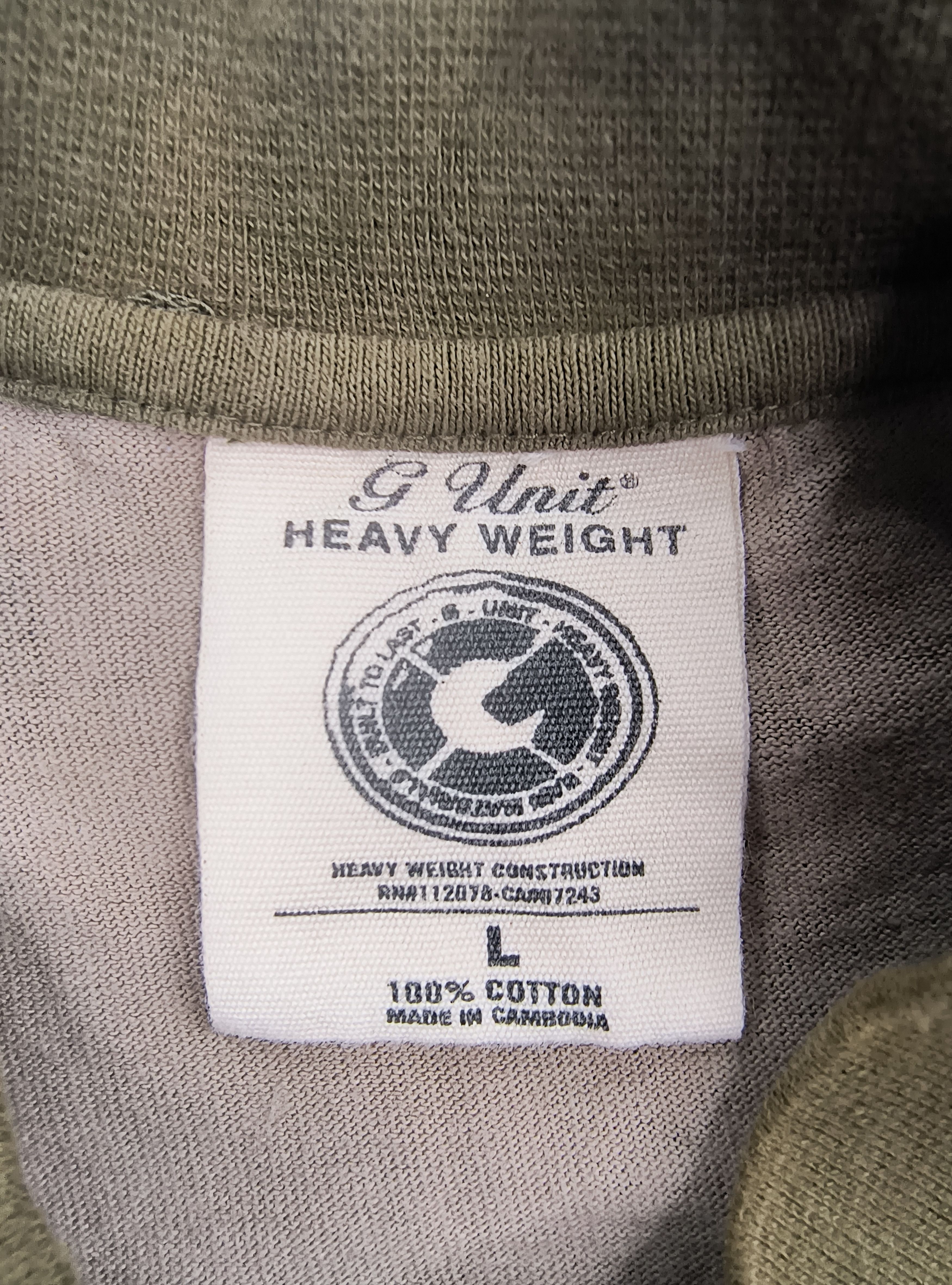 50 Cent Vintage Y2K G Unit camo tee Size US L / EU 52-54 / 3 - 6 Thumbnail