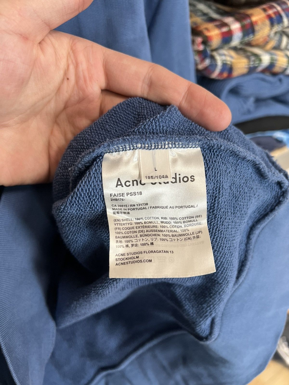 Acne Studios Acne Studios Women’s Cotton Crew Neck Logo Sweatshirt Size L Size L / US 10 / IT 46 - 4 Thumbnail