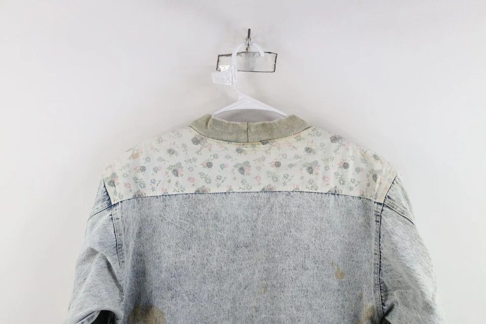 Vintage Vintage 90s Streetwear Acid Wash Denim Cardigan Jacket Size M / US 6-8 / IT 42-44 - 13 Thumbnail