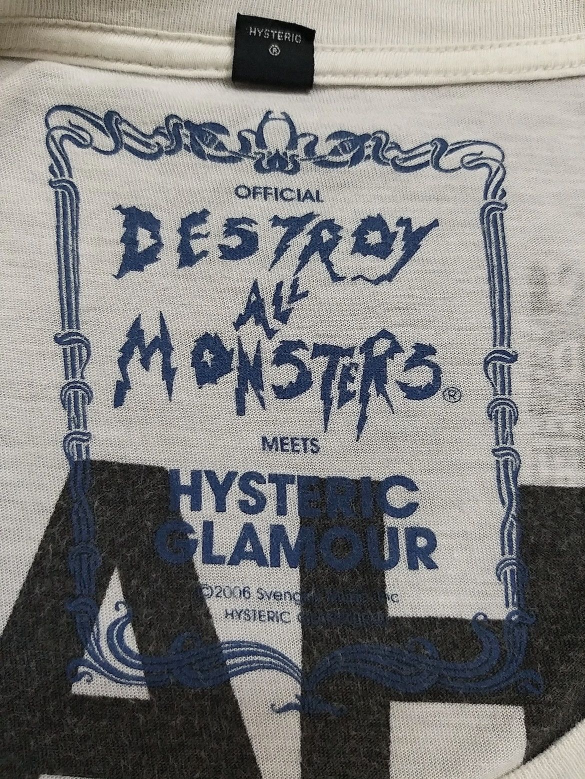 Hysteric Glamour ARCHIVE HYSTERIC GLAMOUR MEET DESTROY ALL MONSTERS T SHIRT Size US S / EU 44-46 / 1 - 10 Thumbnail