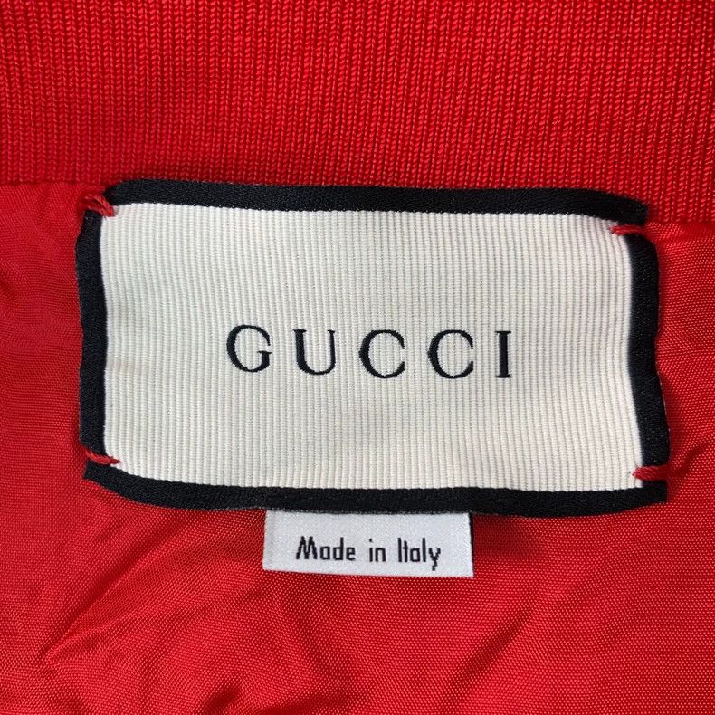 Gucci GucciRed letter print mesh hooded drawstring zipper jacket Size US L / EU 52-54 / 3 - 5 Thumbnail