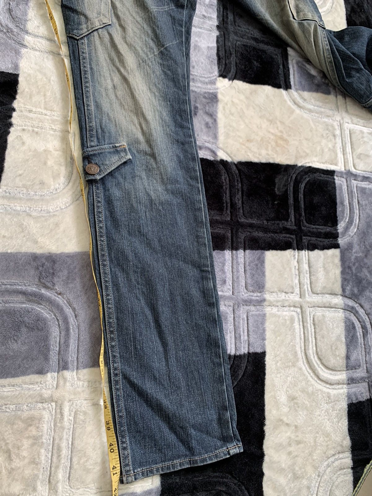 Hysteric Glamour × Japanese Brand Size 31: Vintage Bartack clothing Jeans Cargo rare Size US 31 - 9 Thumbnail