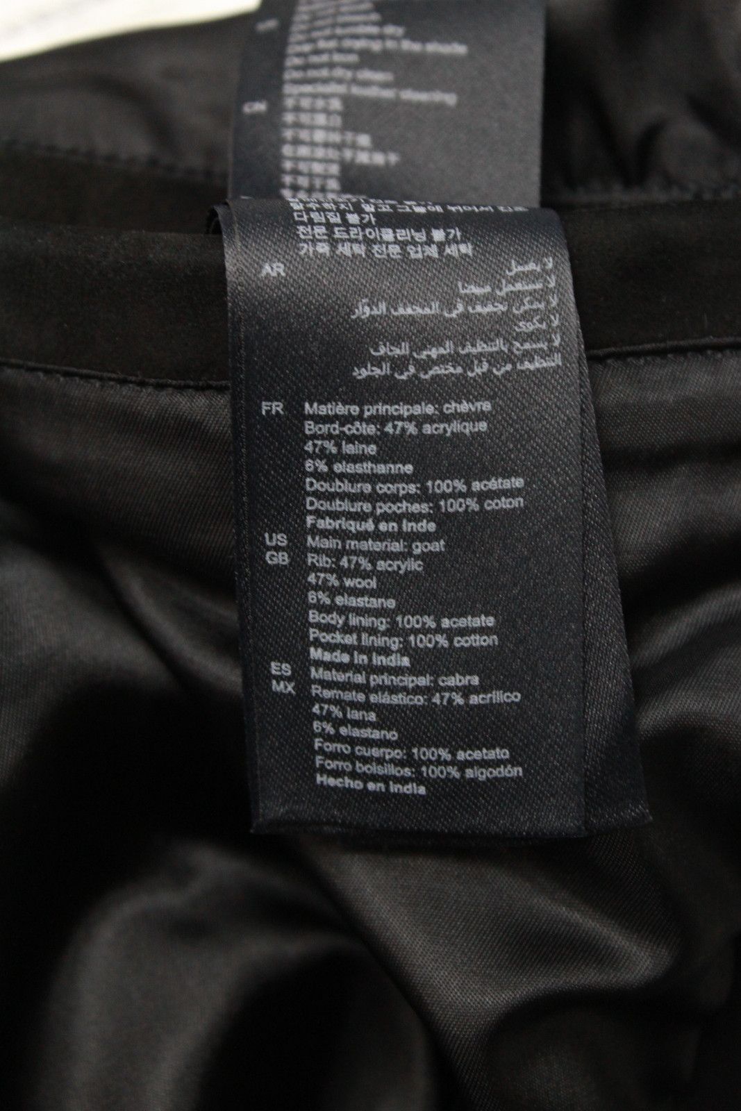 Sandro SANDRO Monaco Jacket Men's XS Lined Goat Full Zip Size US XS / EU 42 / 0 - 7 Thumbnail