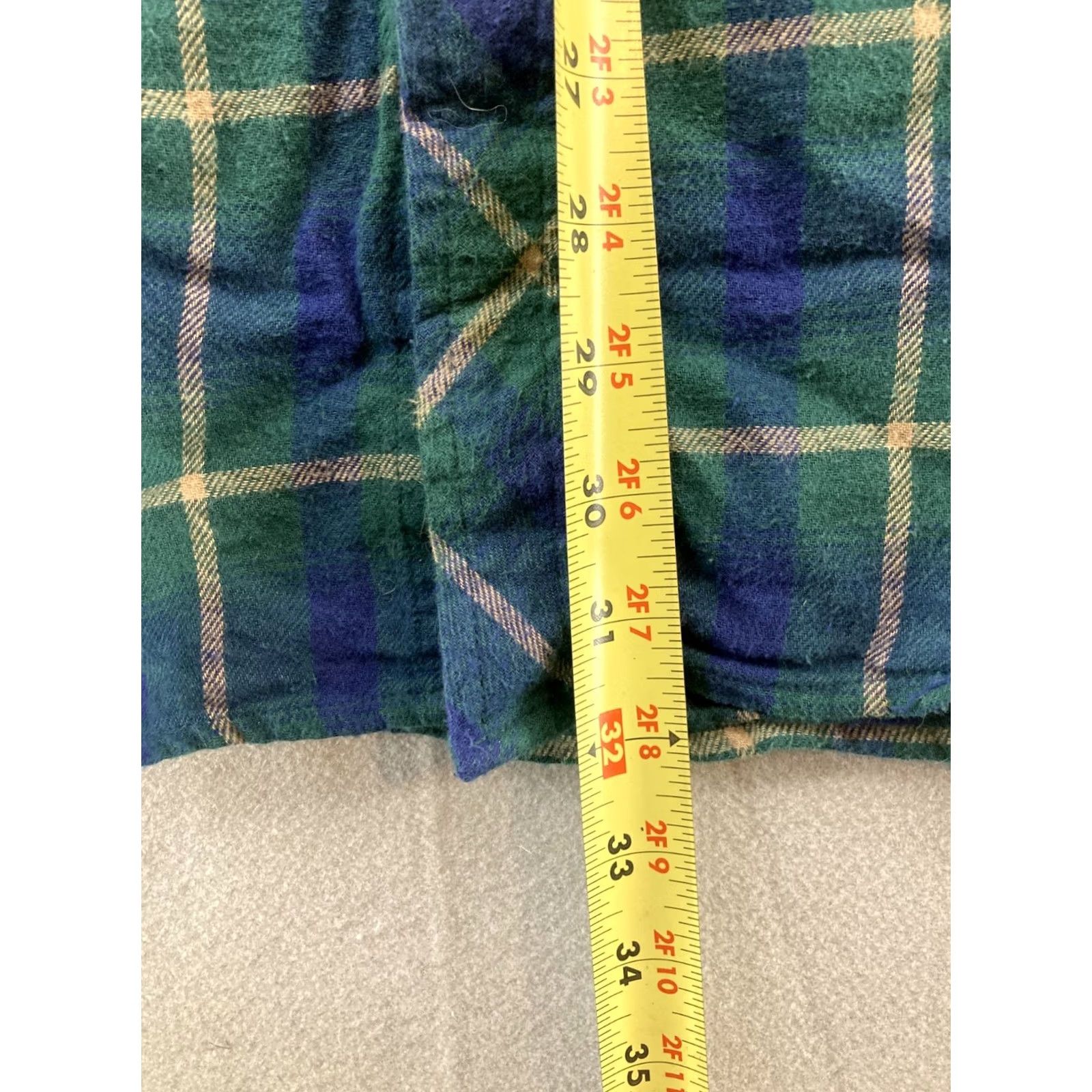 Wrangler Wrangler Wrancher Button-Down Long Sleeve Shirt Mens 2XT Blue Plaid Snaps Shirt Size US XXL / EU 58 / 5 - 5 Thumbnail