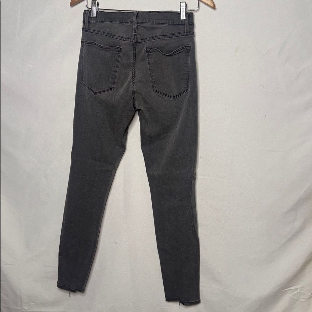 Frame Frame Dunaway high waisted ale high skinny gray jeans sz 27 Size 27" / US 4 / IT 40 - 7 Thumbnail