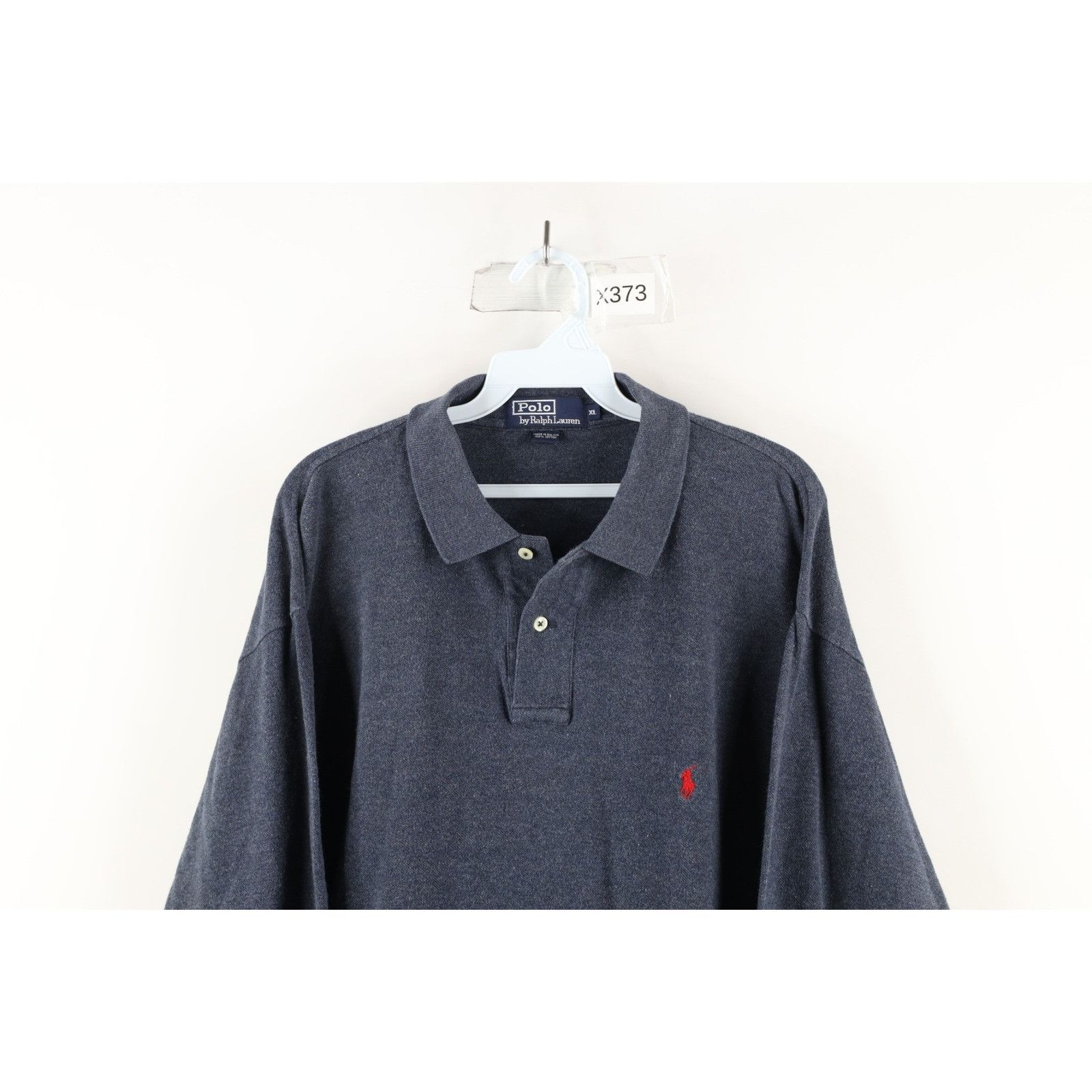 Polo Ralph Lauren Vintage 90s Ralph Lauren aded Long Sleeve Rugby Polo Size US XL / EU 56 / 4 - 2 Thumbnail