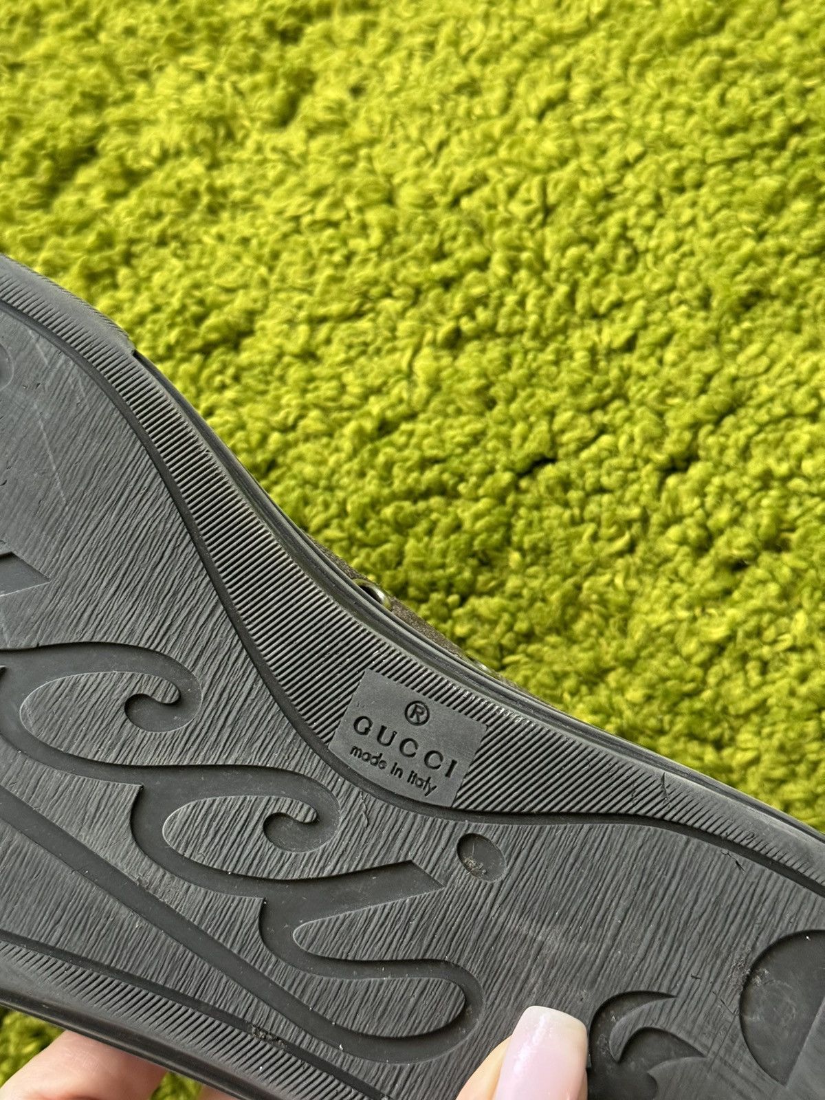 Designer × Gucci Gucci GG monogram leather sneakers Size US 8 / EU 41 - 17 Thumbnail