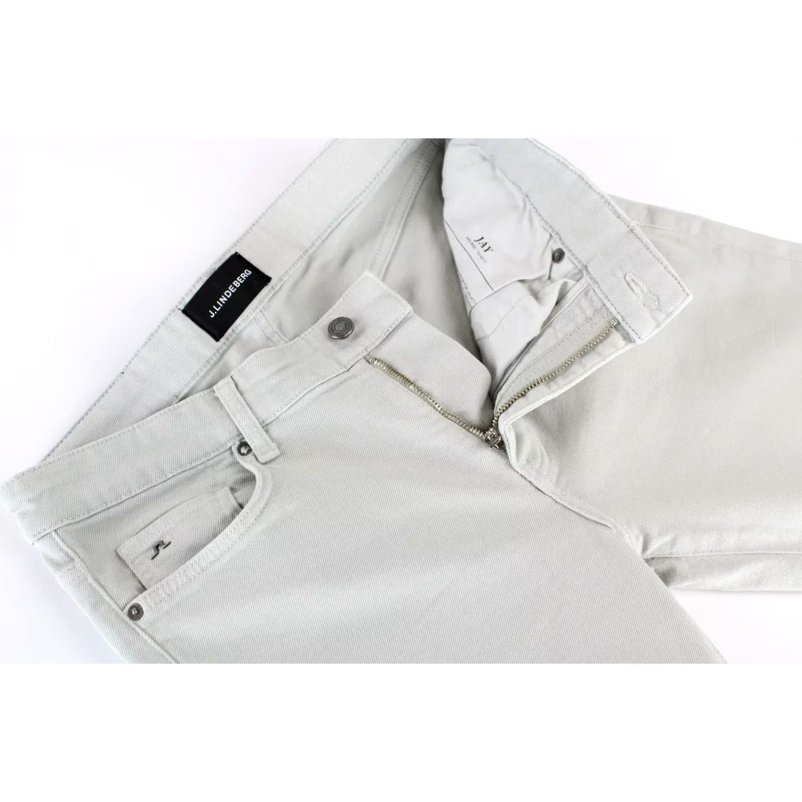 J.Lindeberg J.LINDEBERG Trousers Men W30/L34 Slim Fit Stretch Grey Jay Solid Size US 30 / EU 46 - 4 Thumbnail