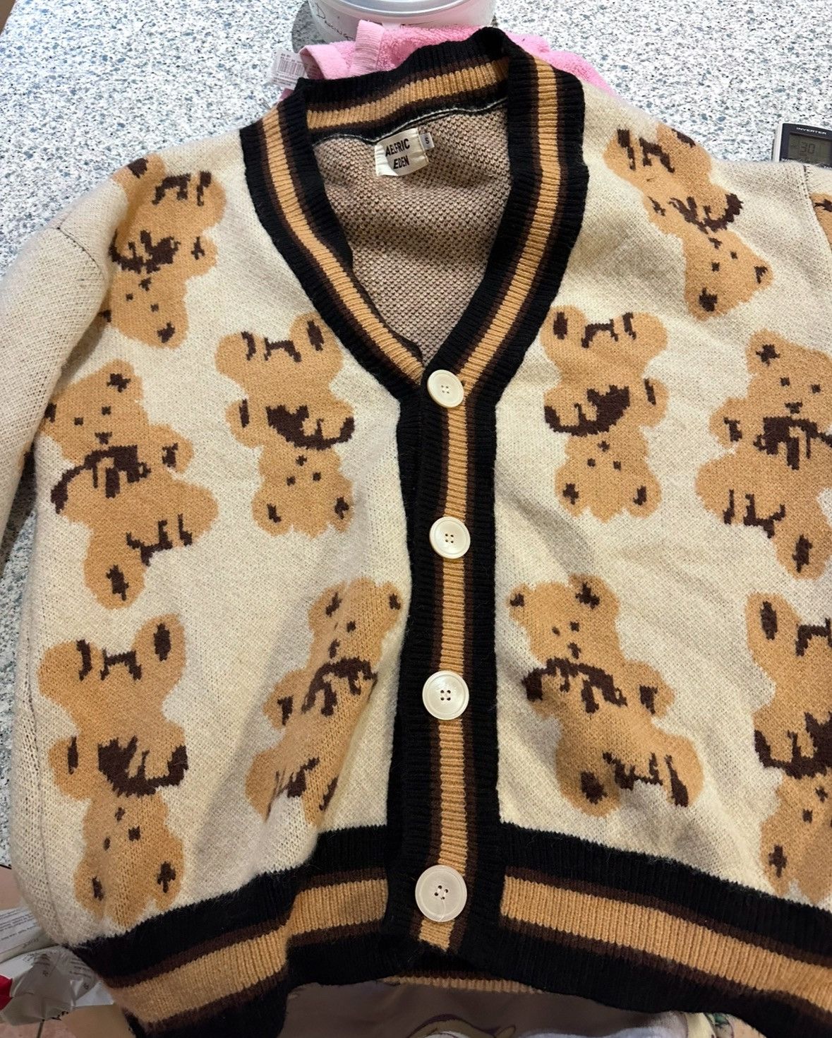 Japanese Brand teddy bear sweater Size M / US 6-8 / IT 42-44 - 1 Thumbnail