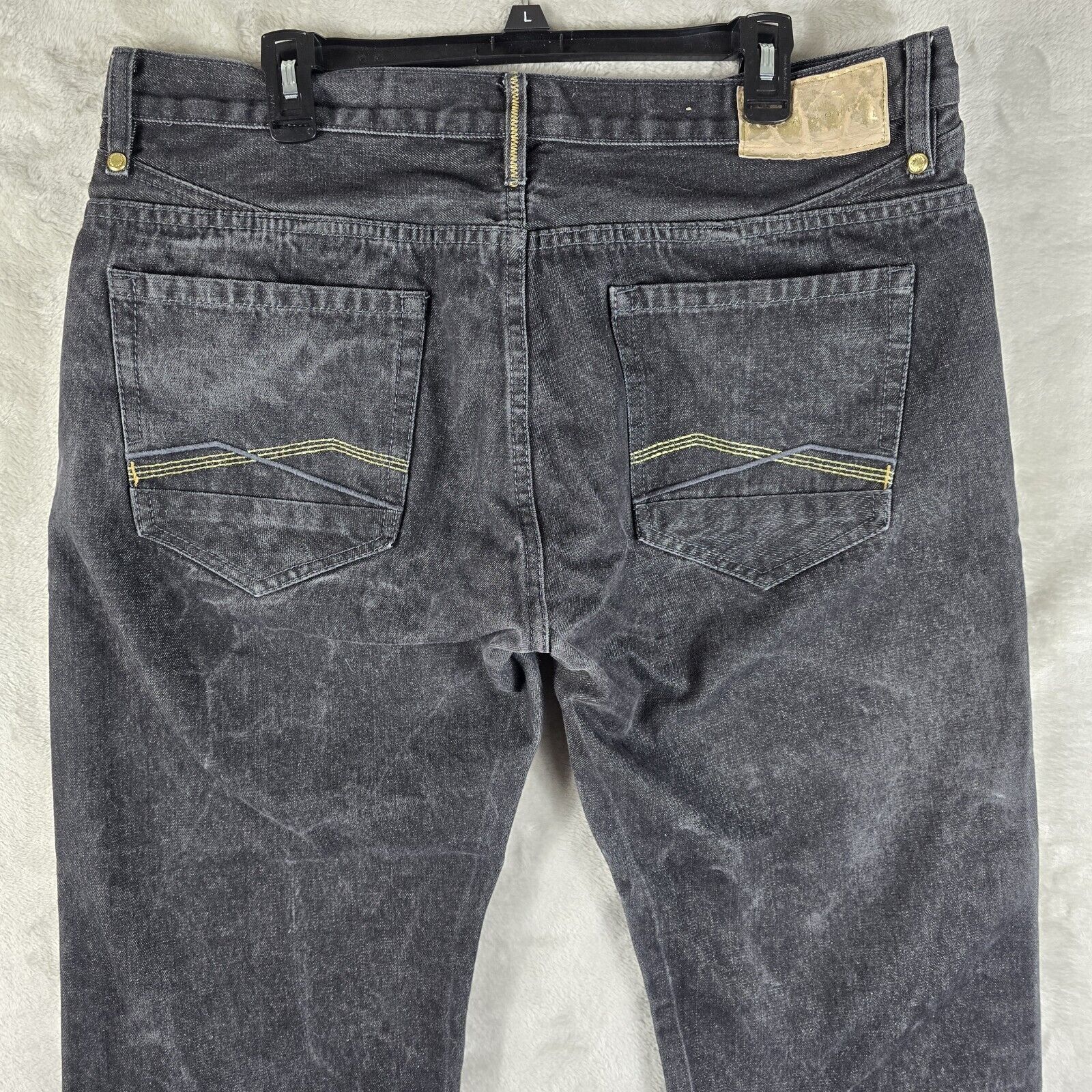 Sean John Vtg Y2K Sean John Jeans Men's 38x31 Black Faded Relaxed Size US 38 / EU 54 - 3 Thumbnail