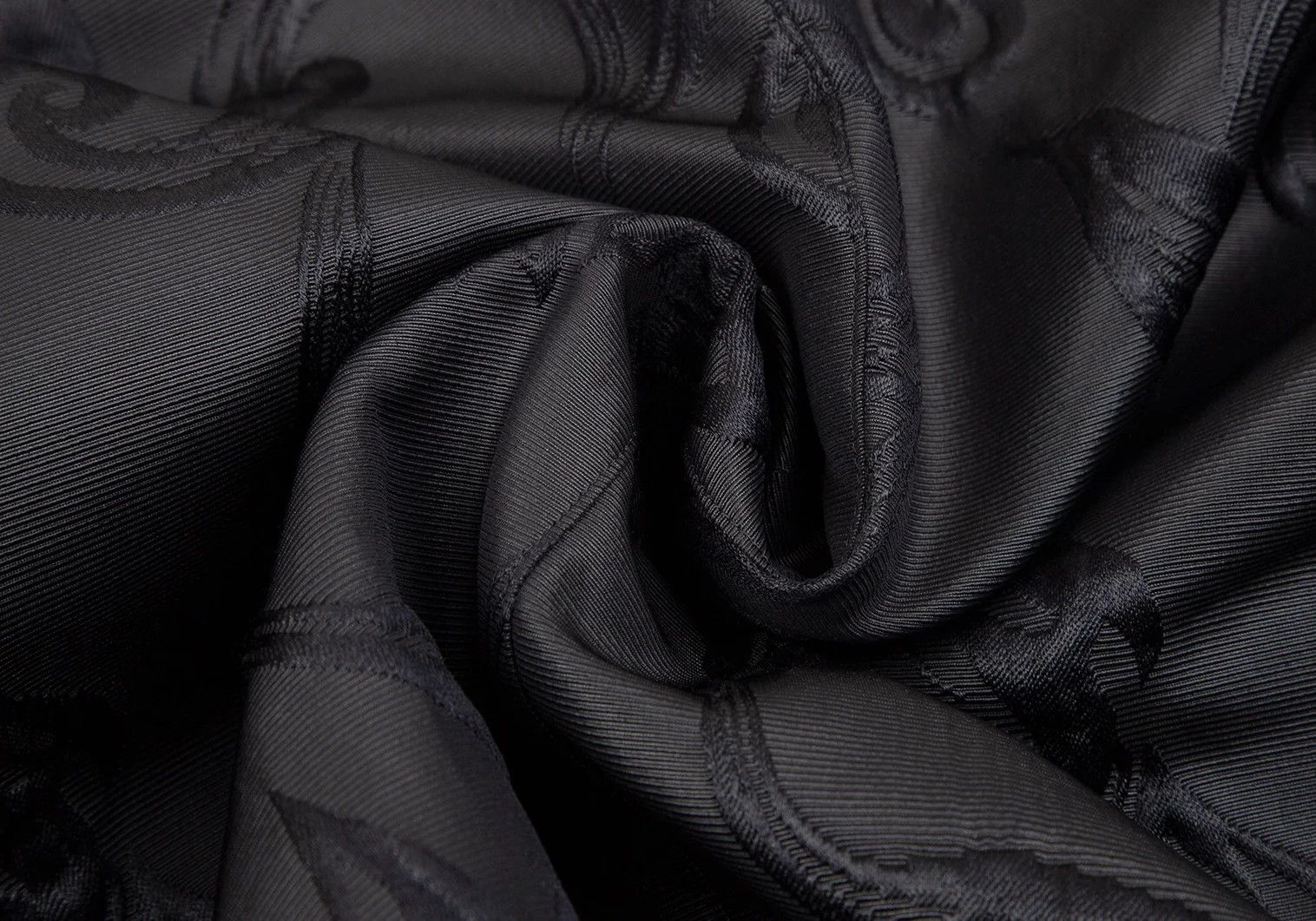 Jean Paul Gaultier Quilted Flower Jacquard Grosgrain Coat in Black, Size 48 Size US M / EU 48-50 / 2 - 15 Thumbnail