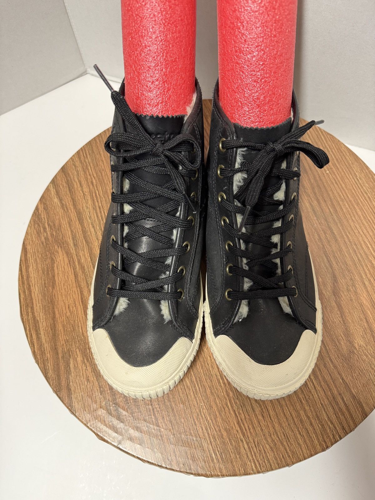 Tretorn Tretorn Leather Hightop Black Lace Up Sneakers Shoes Size 9 Size US 9 / IT 39 - 7 Thumbnail
