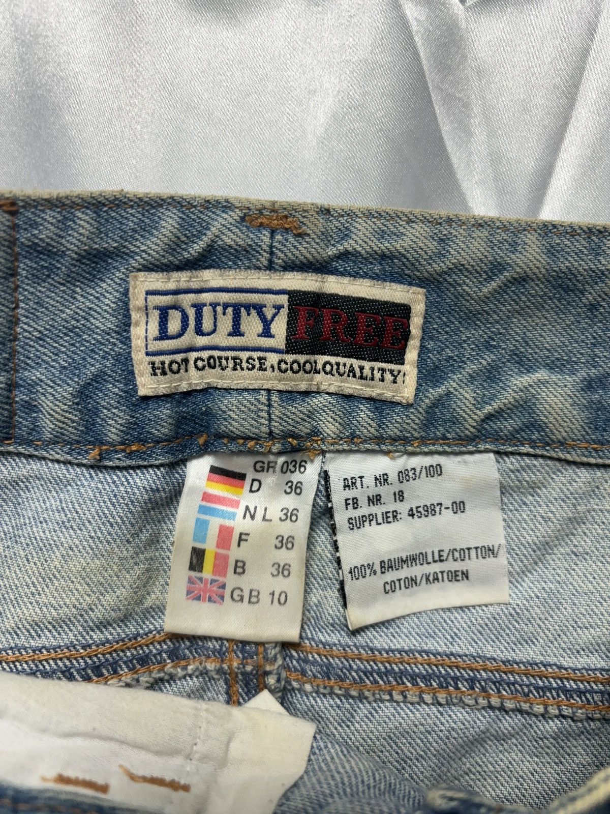 Japanese Brand × Vintage Lace up faded vintage denim mini skirt Size 27" / US 4 / IT 40 - 11 Thumbnail