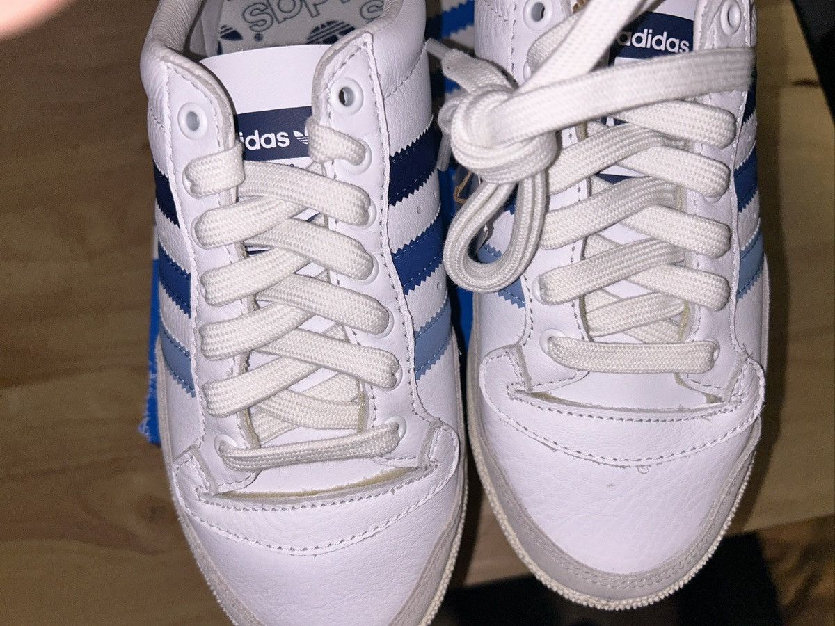 Adidas ADIDAS HRLM SNS Sneakers Men's Size 5 White Blue ID7398 Size US 5 / EU 37 - 4 Thumbnail