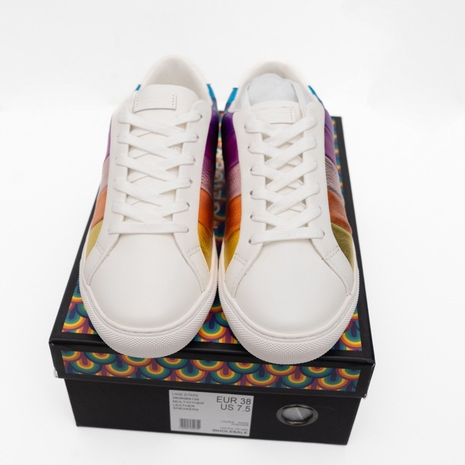 Kurt Geiger KURT GEIGER LONDON Women's Lane Stripe Low-Top Sneakers Size US 7.5 / IT 37.5 - 4 Thumbnail
