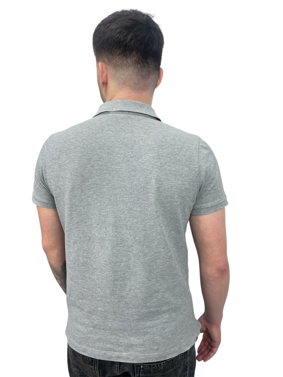 Moncler Moncler Maglia Polo Manica Corta Grey Logo T-Shirt – Size M Size US M / EU 48-50 / 2 - 7 Thumbnail