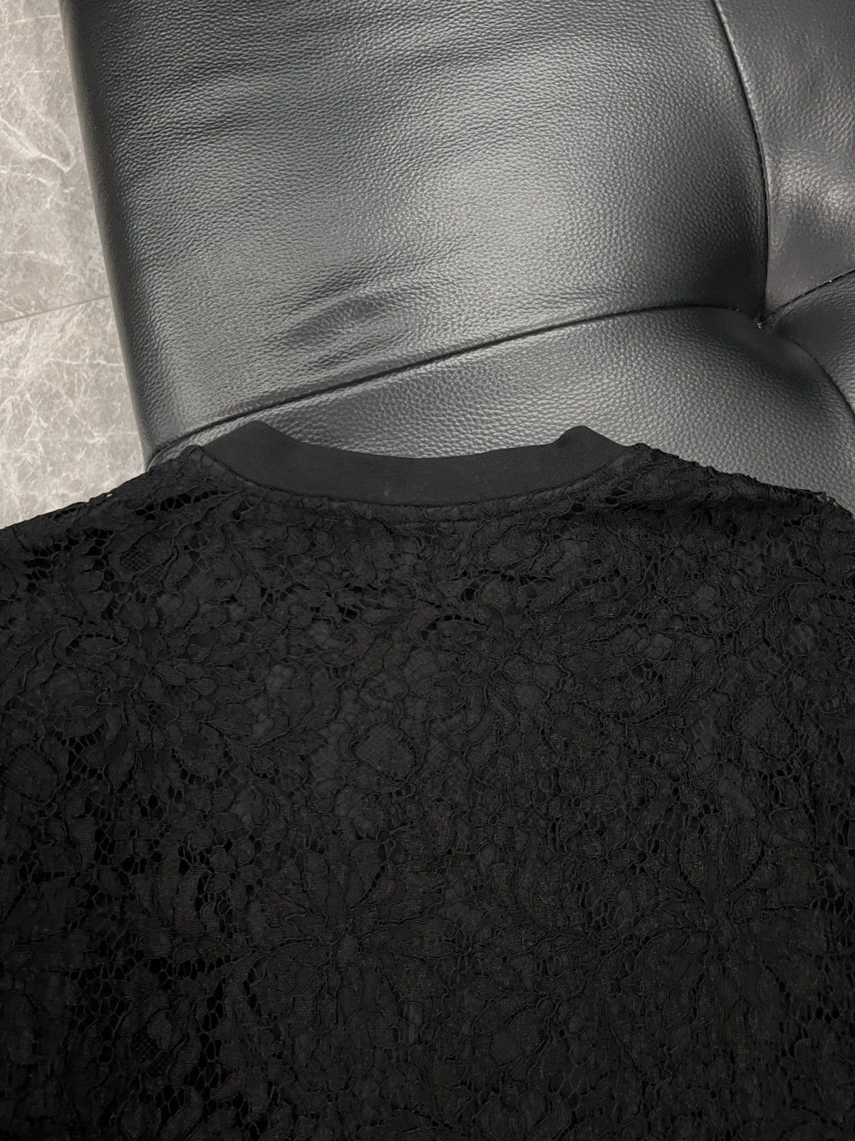 Givenchy Givenchy by Riccardo Tisci FW16 Lace Panel Sheer T-Shirt Size US S / EU 44-46 / 1 - 6 Thumbnail