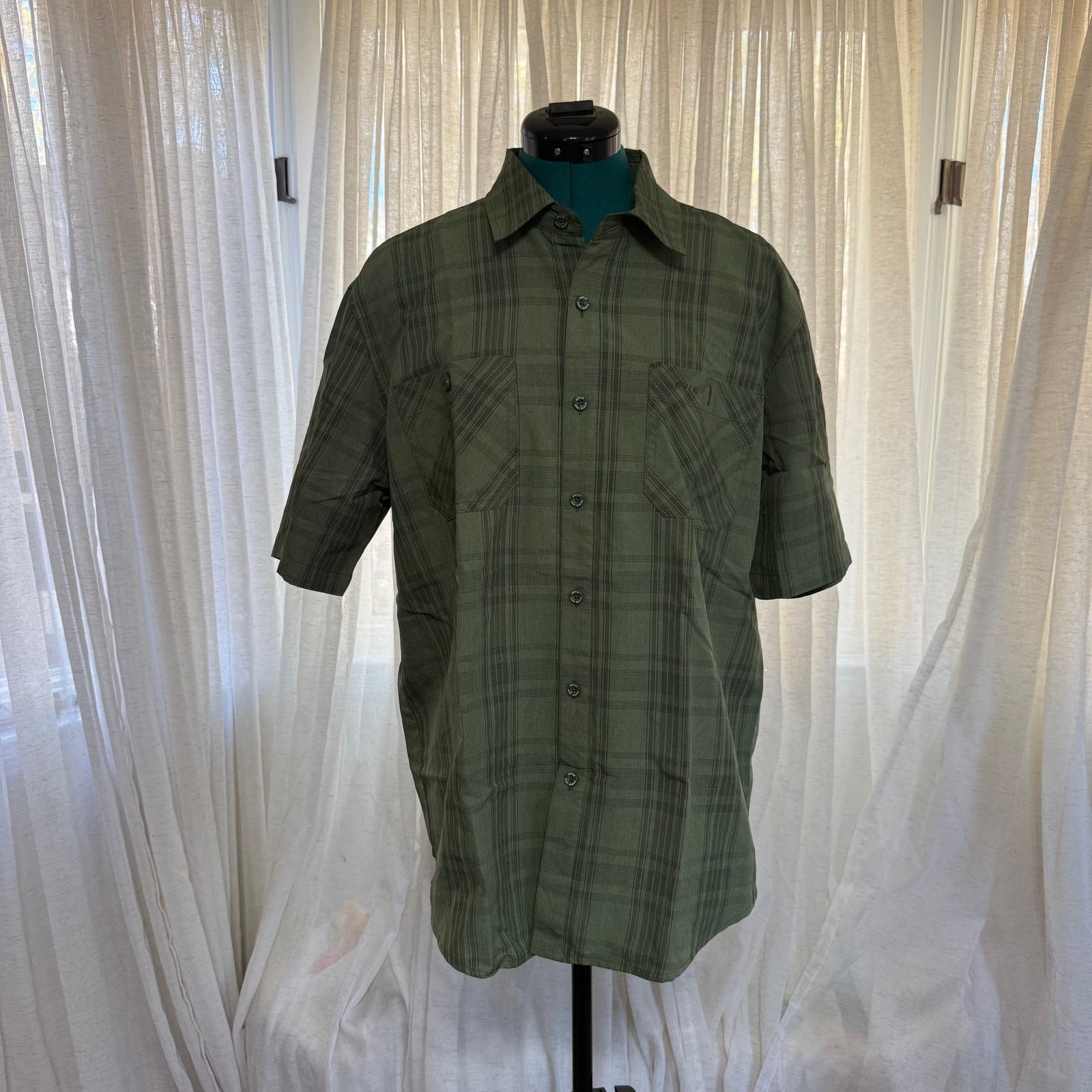 Orvis Orvis Plaid Short Sleeve Button-Up Shirt | Sz L Size US L / EU 52-54 / 3 - 2 Thumbnail