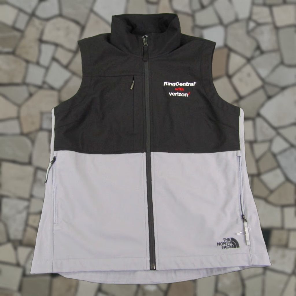 The North Face The North Face Vest Womens M Black Gray Windbreaker Zip Up Softshell Hiking Vest (Mid-Length) Womens Size M / US 6-8 / IT 42-44 - 1 Thumbnail