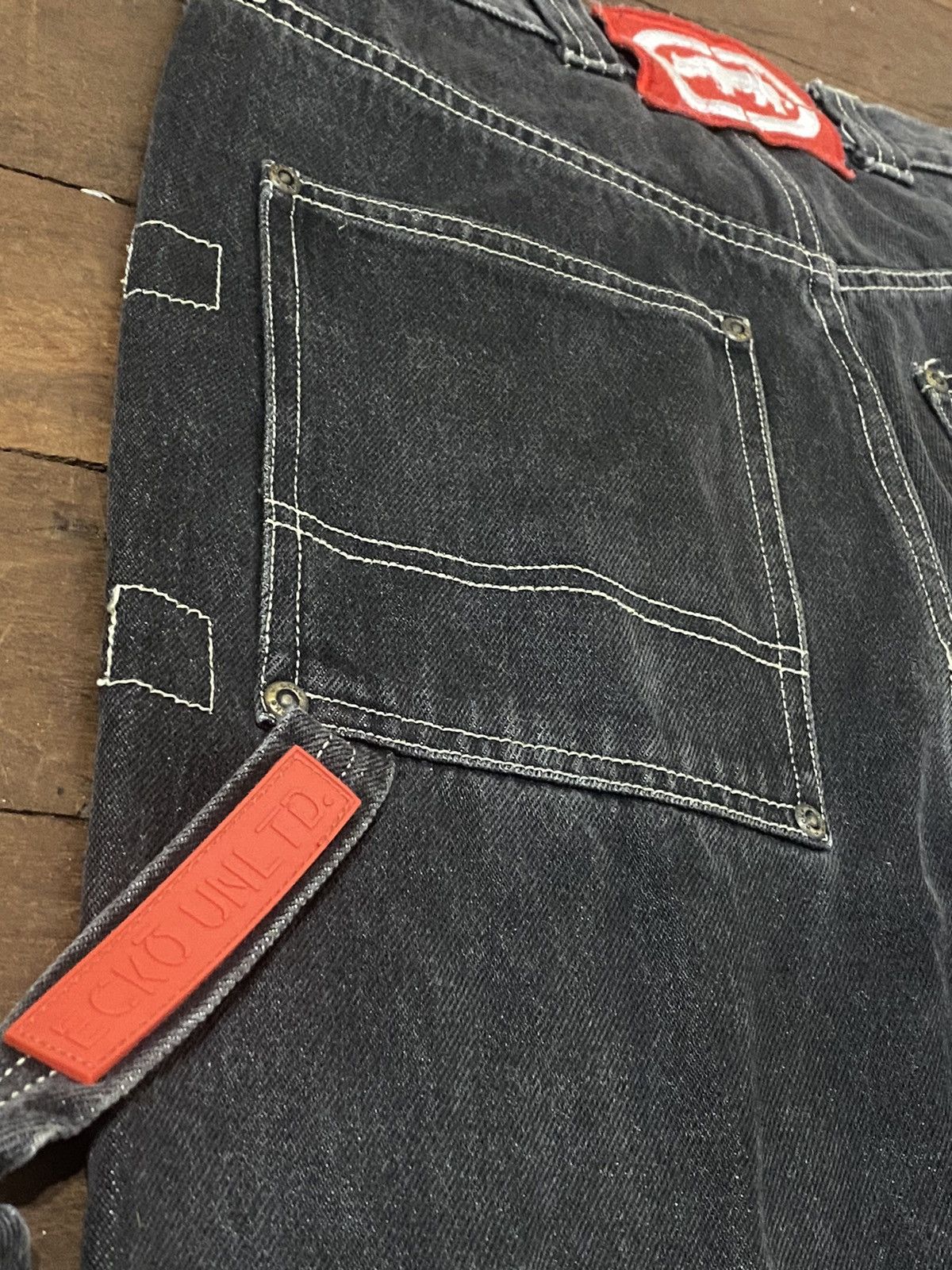 Ecko Unltd. Vintage 90’s/Y2K Ecko Unltd embroidered carpenter jeans Size US 26 / EU 42 - 3 Thumbnail