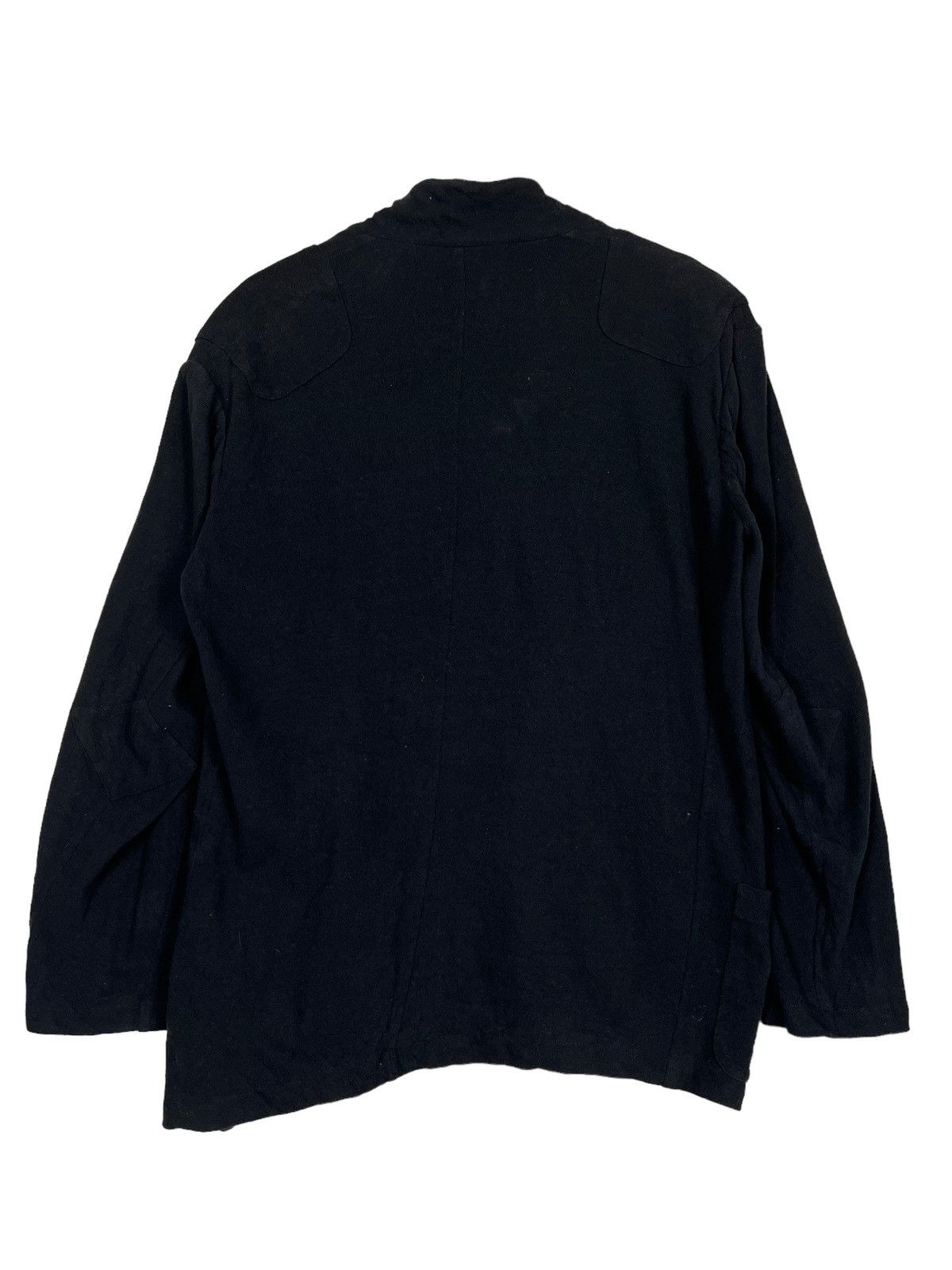 Yohji Yamamoto 🔥 80s Y's YOHJI YAMAMOTO COTTON BUTTON LESS CARDIGAN JACKET Size US M / EU 48-50 / 2 - 8 Thumbnail