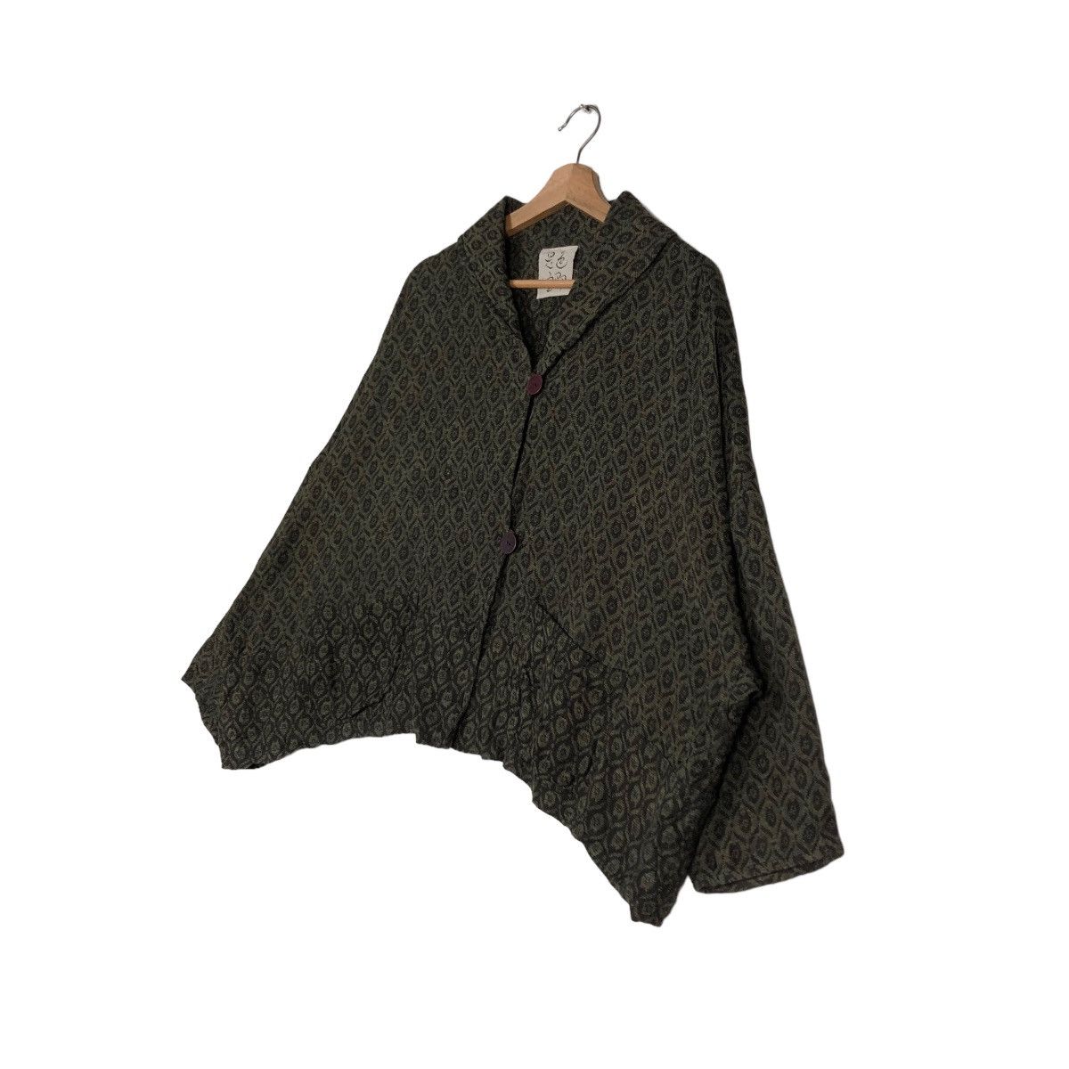 45rpm 📌VINTAGE CROPPED BIKER TRADITIONAL DESIGN KIMONO JACKET Size US M / EU 48-50 / 2 - 4 Thumbnail