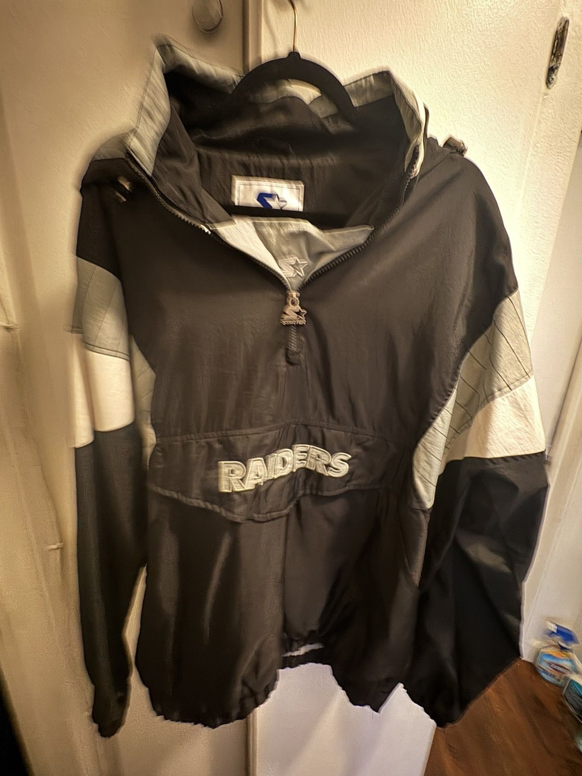 Raiders starter jacket size xl